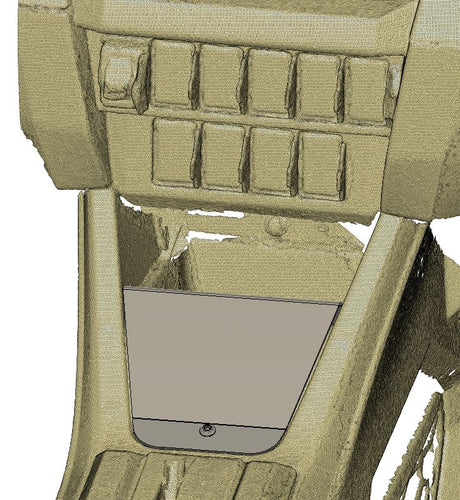 Photo of SFM Pro/ProR Lower Mount Blank by StayFlush Motorsports - Premium Dash Accessories for UTVs / Side by Sides