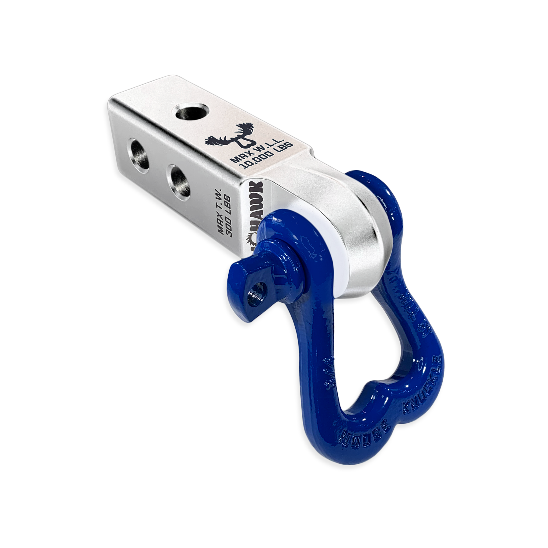 Photo of XL 3/4 Shackle and Mohawk 2.0 Receiver Combo by Forward Notion, LLC - Premium Recovery Gear for UTVs / Side by Sides