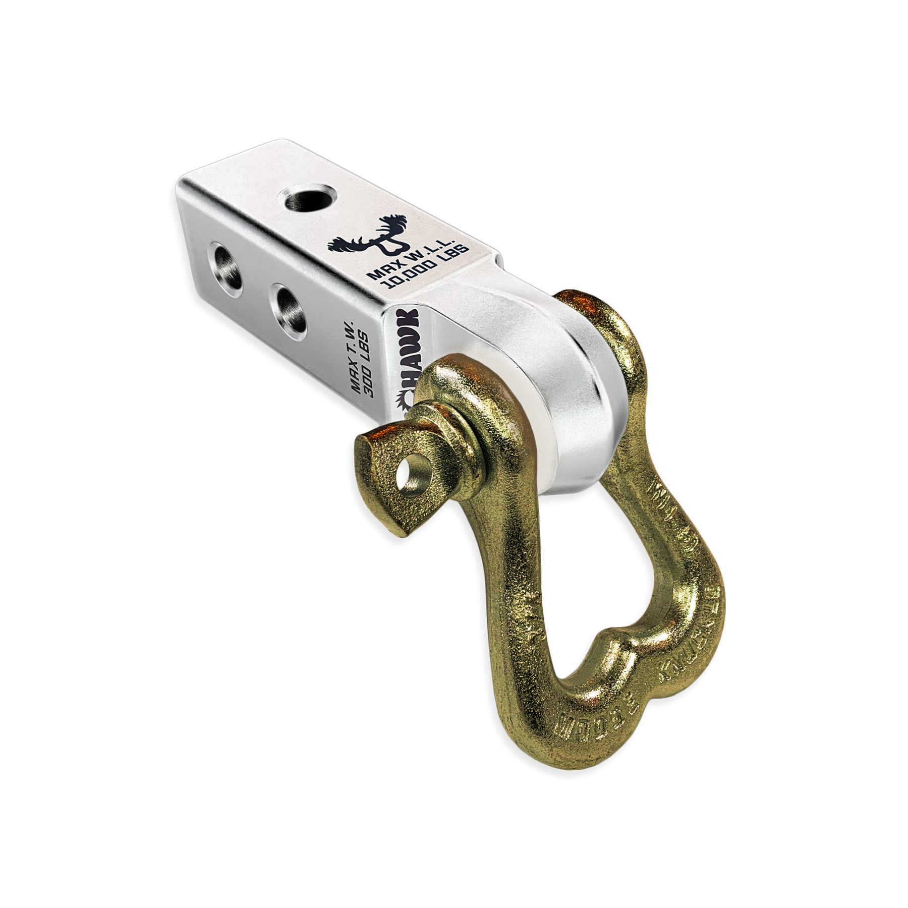 Photo of XL 3/4 Shackle and Mohawk 2.0 Receiver Combo by Forward Notion, LLC - Premium Recovery Gear for UTVs / Side by Sides