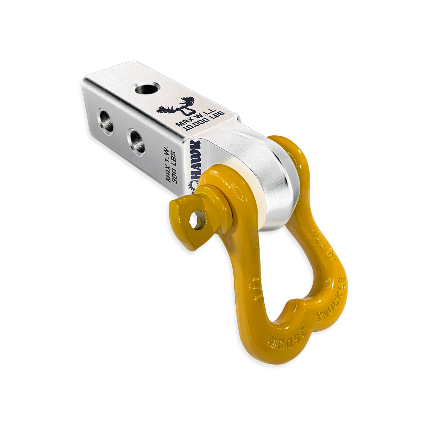 Photo of XL 3/4 Shackle and Mohawk 2.0 Receiver Combo by Forward Notion, LLC - Premium Recovery Gear for UTVs / Side by Sides