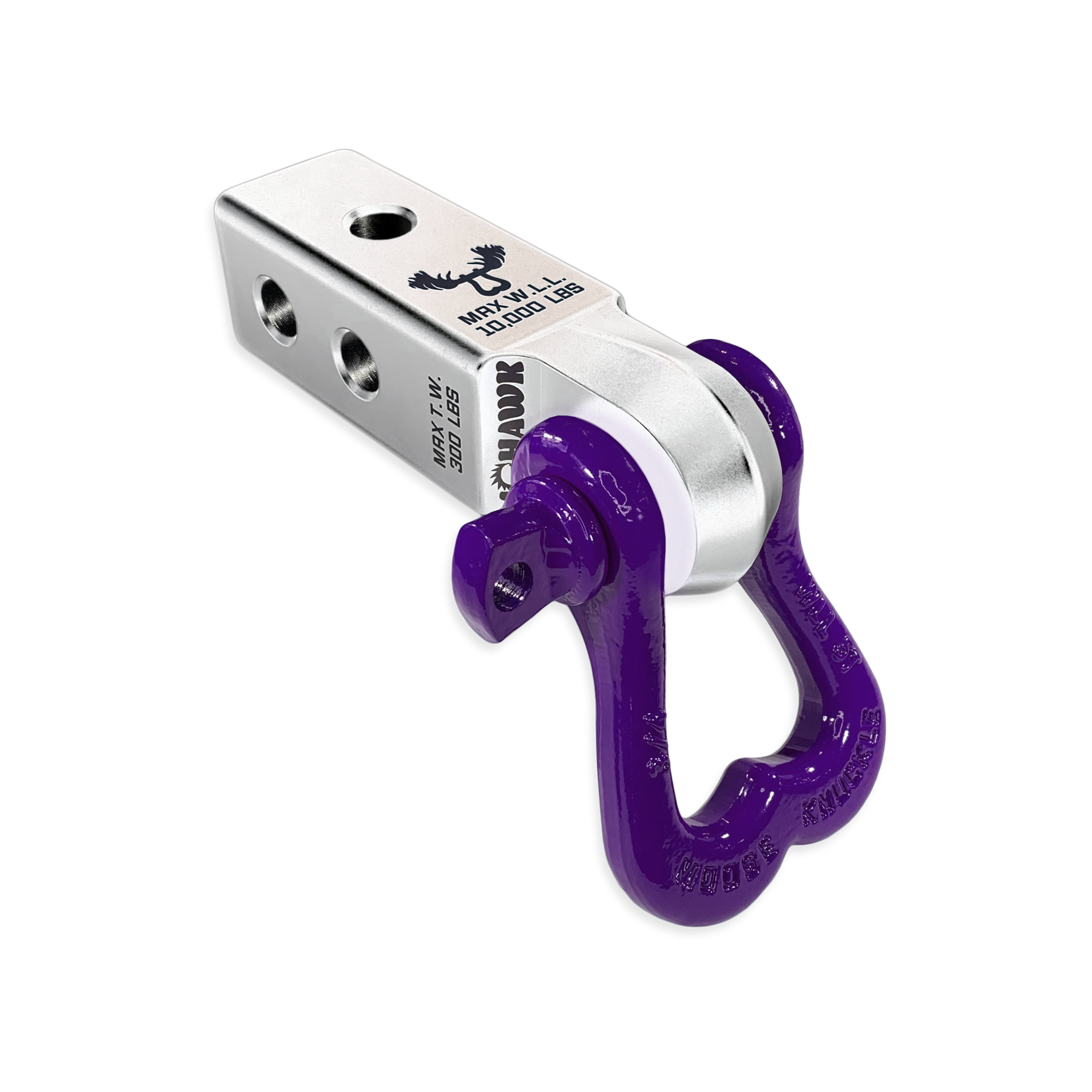 Photo of XL 3/4 Shackle and Mohawk 2.0 Receiver Combo by Forward Notion, LLC - Premium Recovery Gear for UTVs / Side by Sides