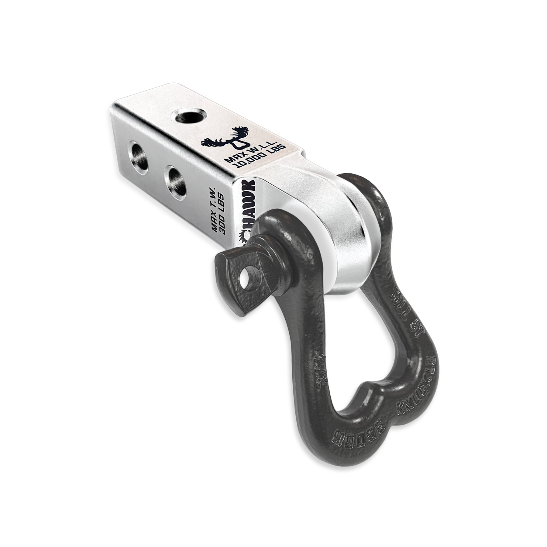 Photo of XL 3/4 Shackle and Mohawk 2.0 Receiver Combo by Forward Notion, LLC - Premium Recovery Gear for UTVs / Side by Sides