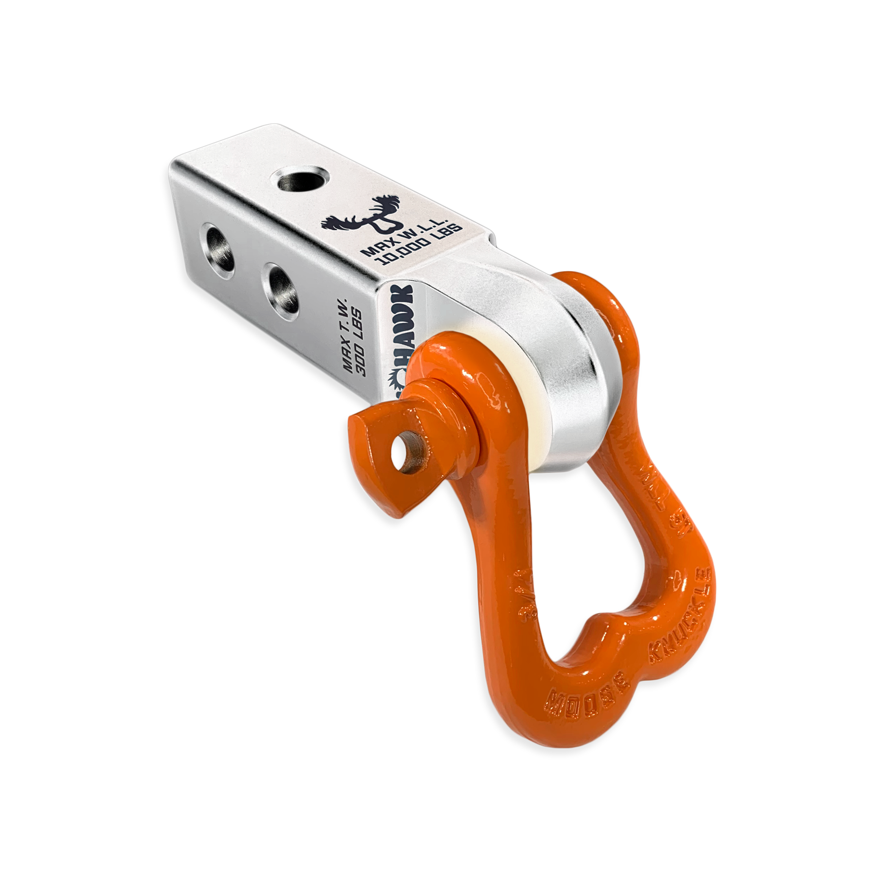 Photo of XL 3/4 Shackle and Mohawk 2.0 Receiver Combo by Forward Notion, LLC - Premium Recovery Gear for UTVs / Side by Sides