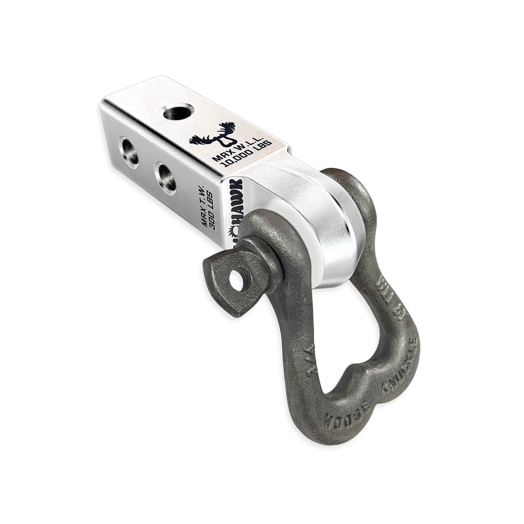 Photo of XL 3/4 Shackle and Mohawk 2.0 Receiver Combo by Forward Notion, LLC - Premium Recovery Gear for UTVs / Side by Sides