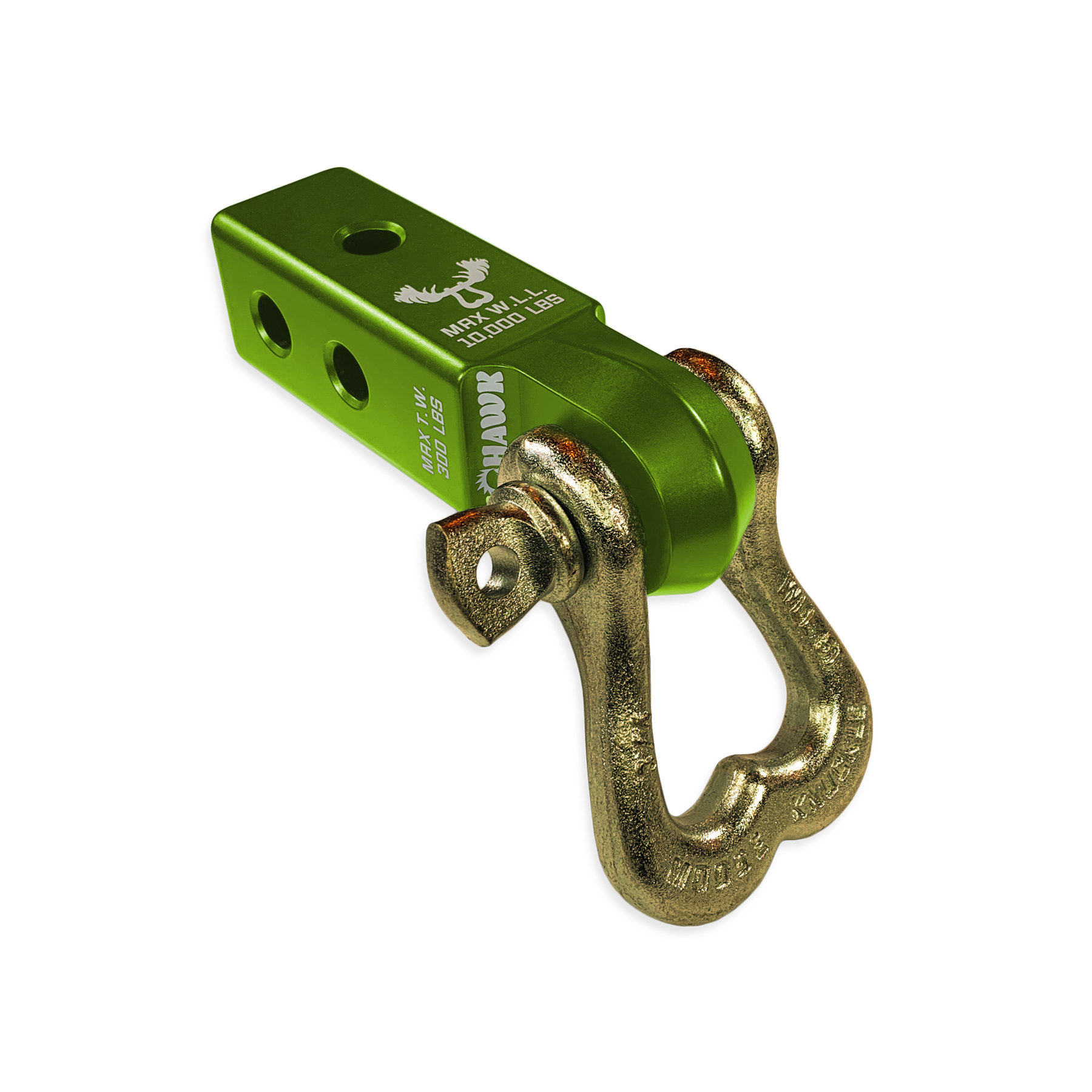 Photo of XL 3/4 Shackle and Mohawk 2.0 Receiver Combo by Forward Notion, LLC - Premium Recovery Gear for UTVs / Side by Sides