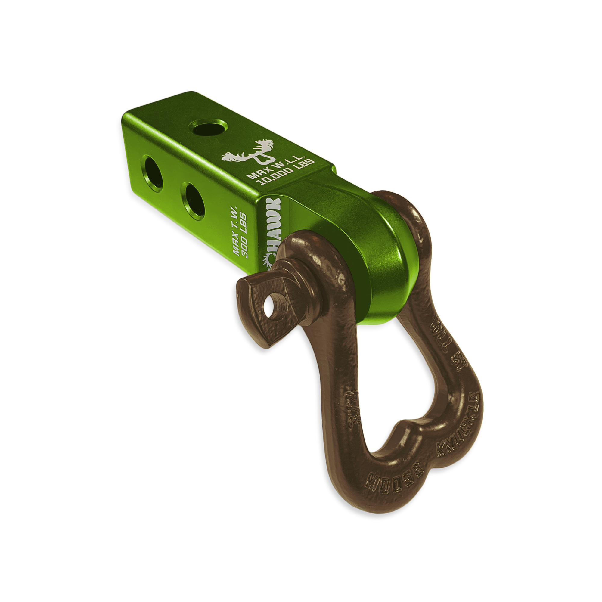 Photo of XL 3/4 Shackle and Mohawk 2.0 Receiver Combo by Forward Notion, LLC - Premium Recovery Gear for UTVs / Side by Sides