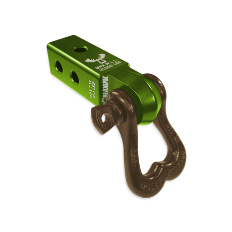 Photo of XL 3/4 Shackle and Mohawk 2.0 Receiver Combo by Forward Notion, LLC - Premium Recovery Gear for UTVs / Side by Sides