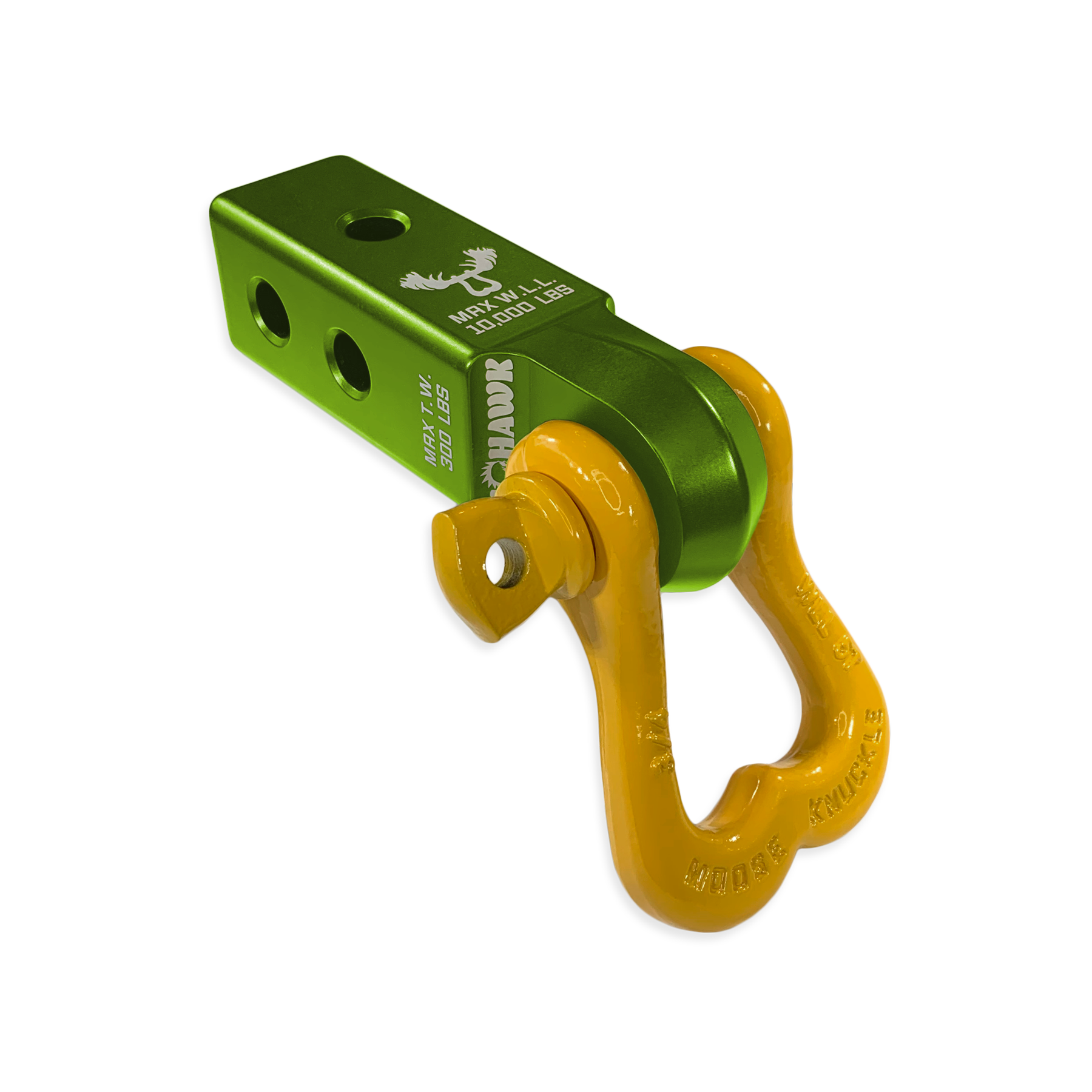 Photo of XL 3/4 Shackle and Mohawk 2.0 Receiver Combo by Forward Notion, LLC - Premium Recovery Gear for UTVs / Side by Sides