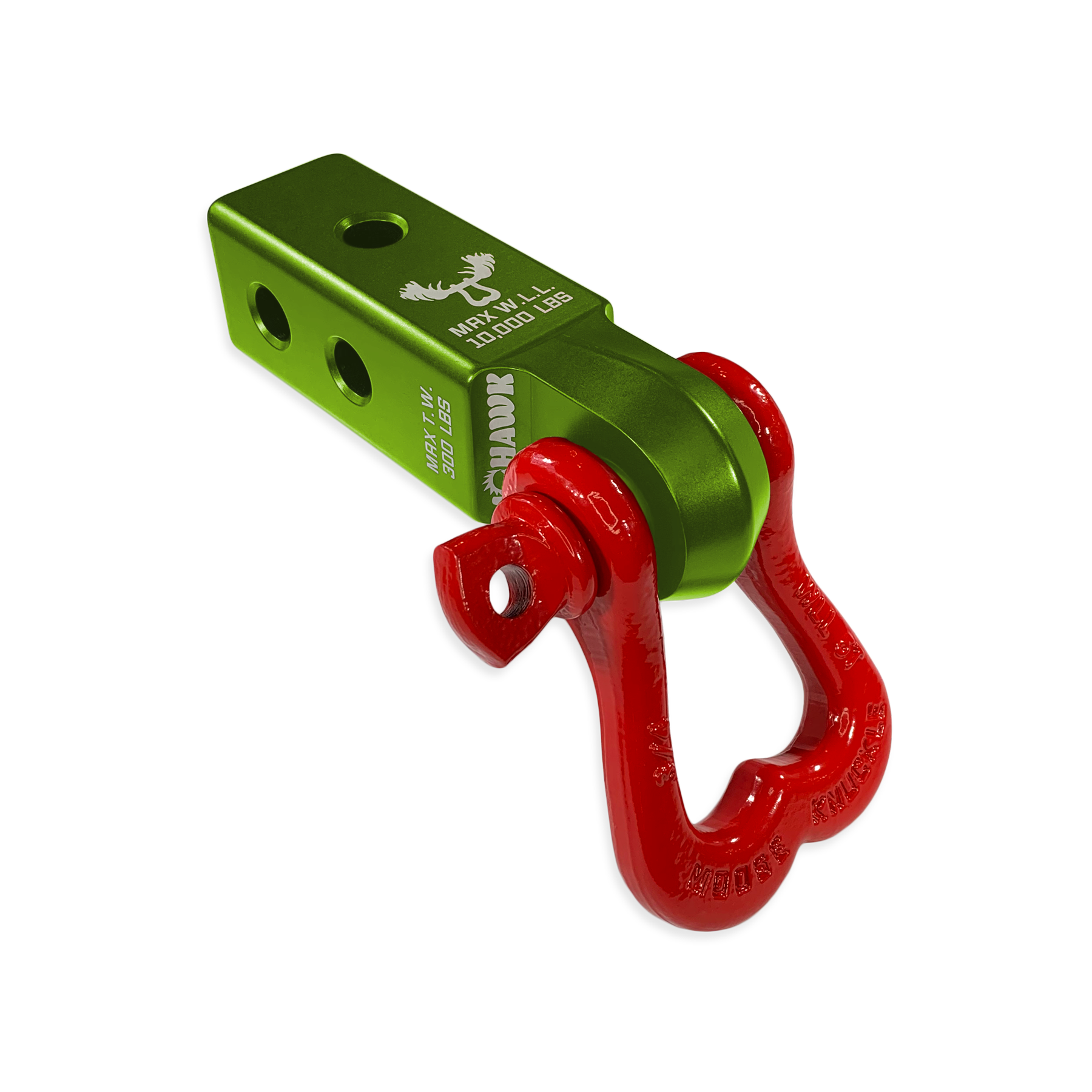 Photo of XL 3/4 Shackle and Mohawk 2.0 Receiver Combo by Forward Notion, LLC - Premium Recovery Gear for UTVs / Side by Sides