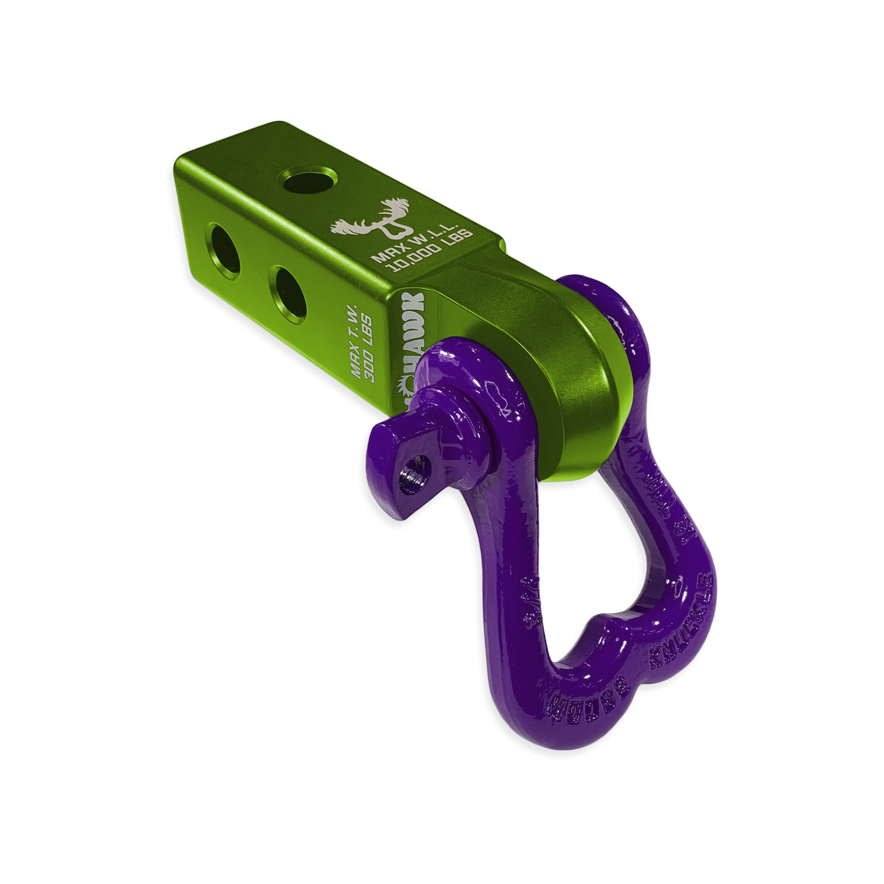Photo of XL 3/4 Shackle and Mohawk 2.0 Receiver Combo by Forward Notion, LLC - Premium Recovery Gear for UTVs / Side by Sides