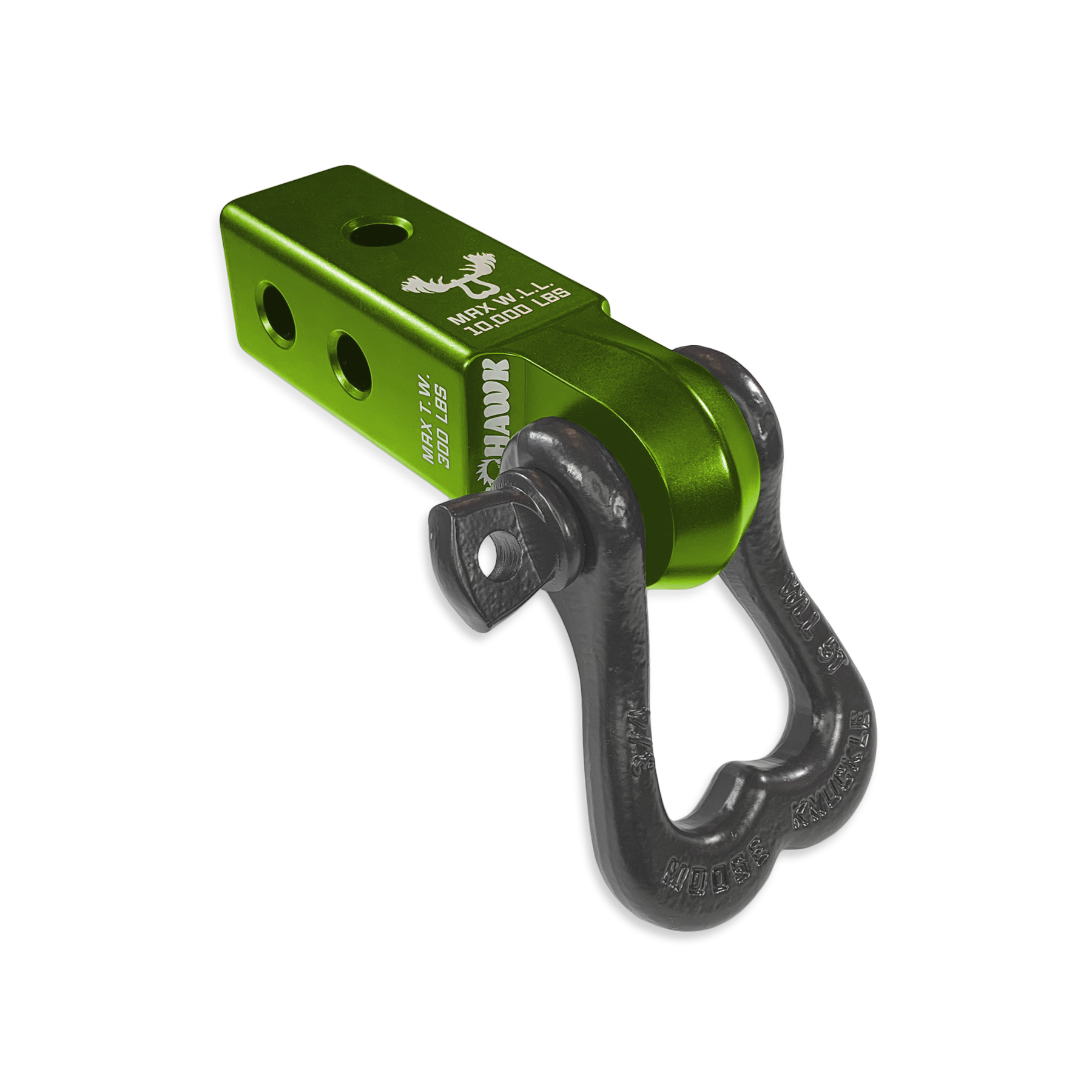 Photo of XL 3/4 Shackle and Mohawk 2.0 Receiver Combo by Forward Notion, LLC - Premium Recovery Gear for UTVs / Side by Sides