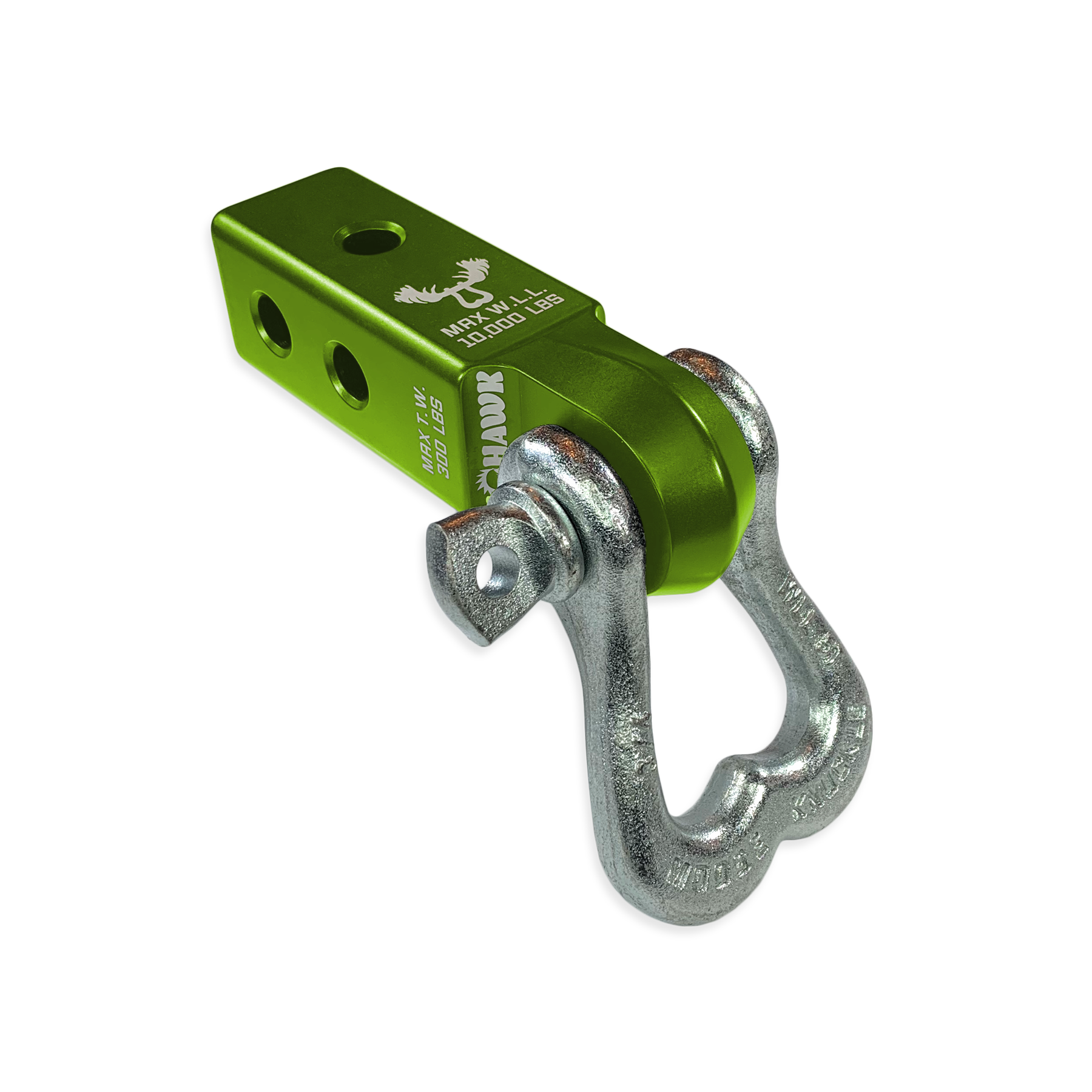 Photo of XL 3/4 Shackle and Mohawk 2.0 Receiver Combo by Forward Notion, LLC - Premium Recovery Gear for UTVs / Side by Sides