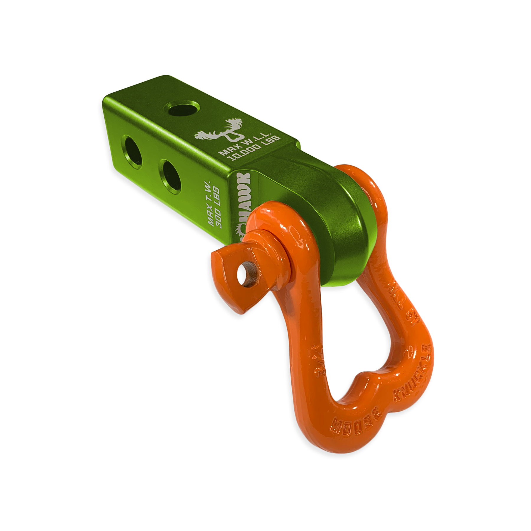Photo of XL 3/4 Shackle and Mohawk 2.0 Receiver Combo by Forward Notion, LLC - Premium Recovery Gear for UTVs / Side by Sides