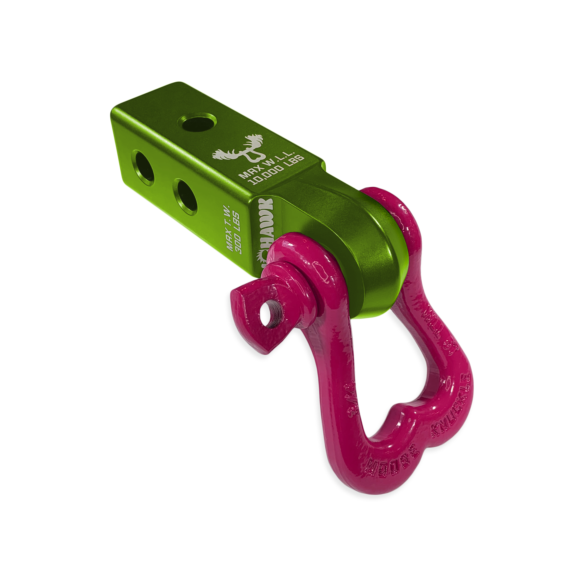 Photo of XL 3/4 Shackle and Mohawk 2.0 Receiver Combo by Forward Notion, LLC - Premium Recovery Gear for UTVs / Side by Sides