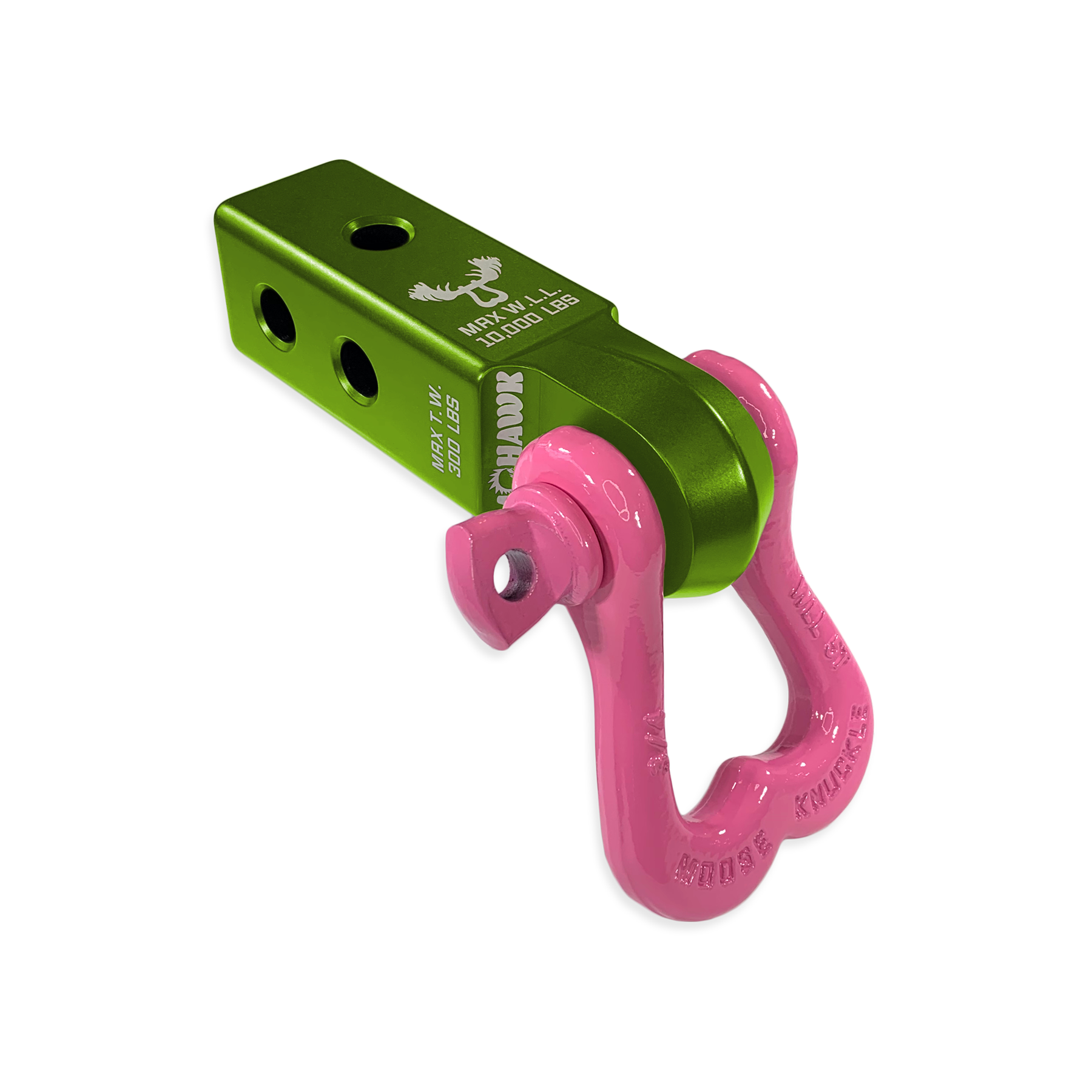 Photo of XL 3/4 Shackle and Mohawk 2.0 Receiver Combo by Forward Notion, LLC - Premium Recovery Gear for UTVs / Side by Sides
