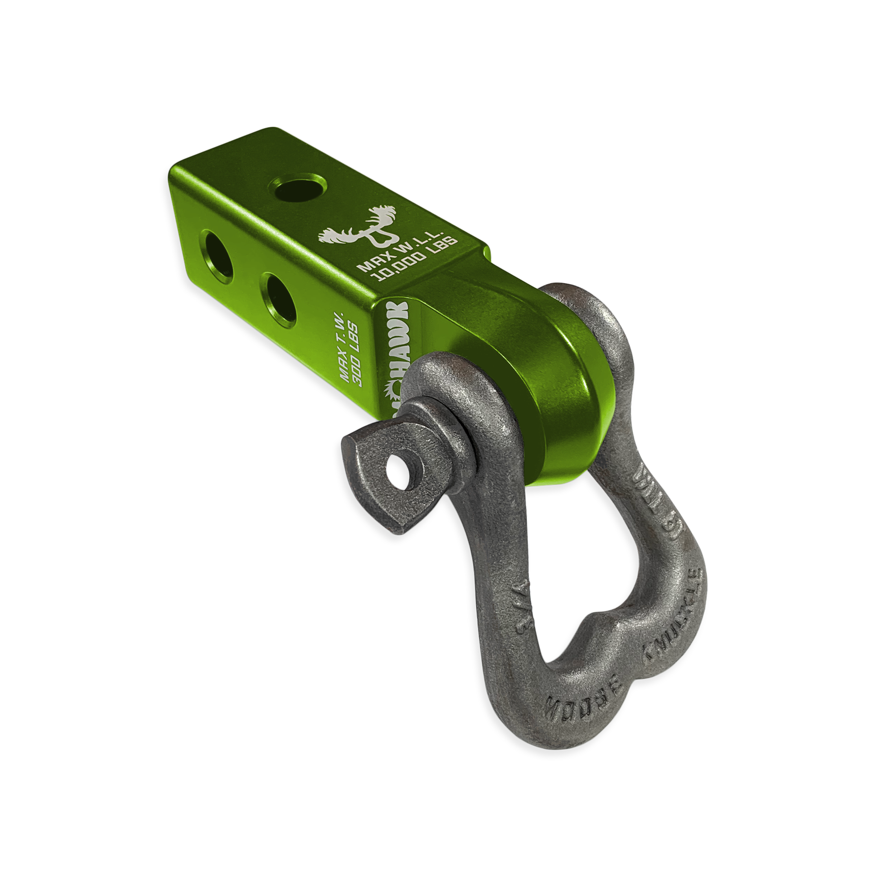 Photo of XL 3/4 Shackle and Mohawk 2.0 Receiver Combo by Forward Notion, LLC - Premium Recovery Gear for UTVs / Side by Sides