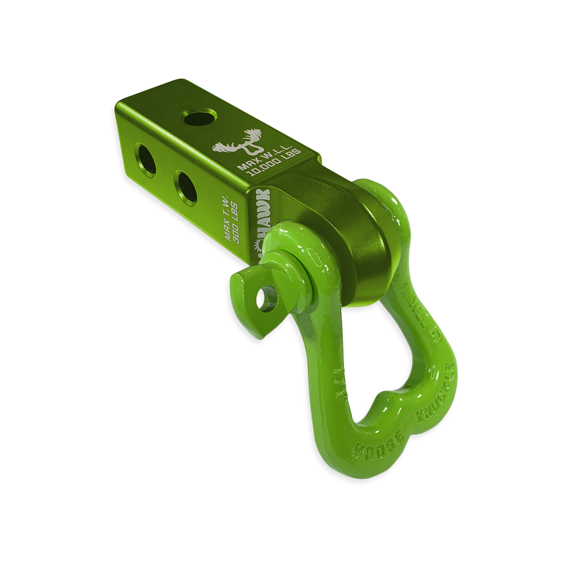 Photo of XL 3/4 Shackle and Mohawk 2.0 Receiver Combo by Forward Notion, LLC - Premium Recovery Gear for UTVs / Side by Sides