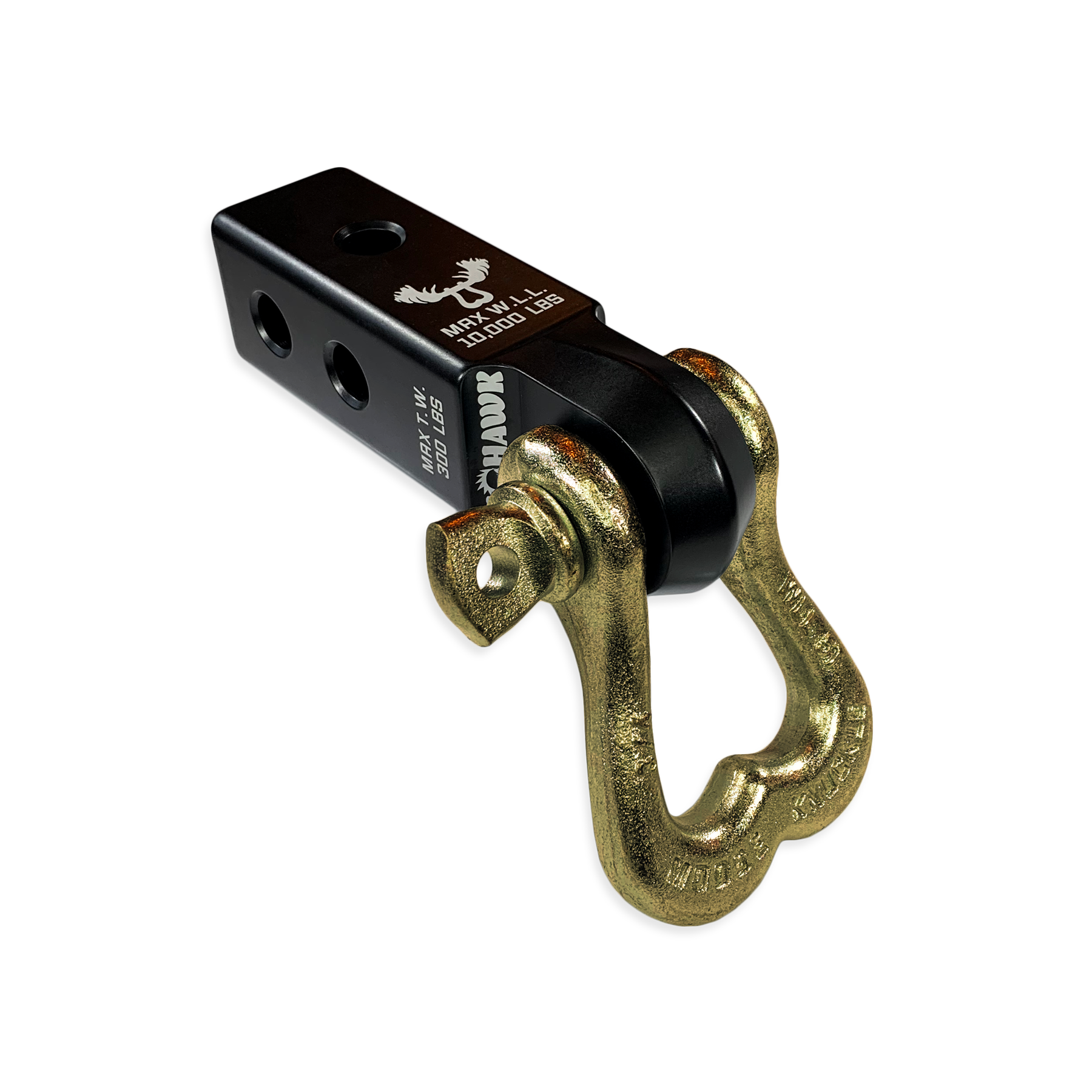 Photo of XL 3/4 Shackle and Mohawk 2.0 Receiver Combo by Forward Notion, LLC - Premium Recovery Gear for UTVs / Side by Sides