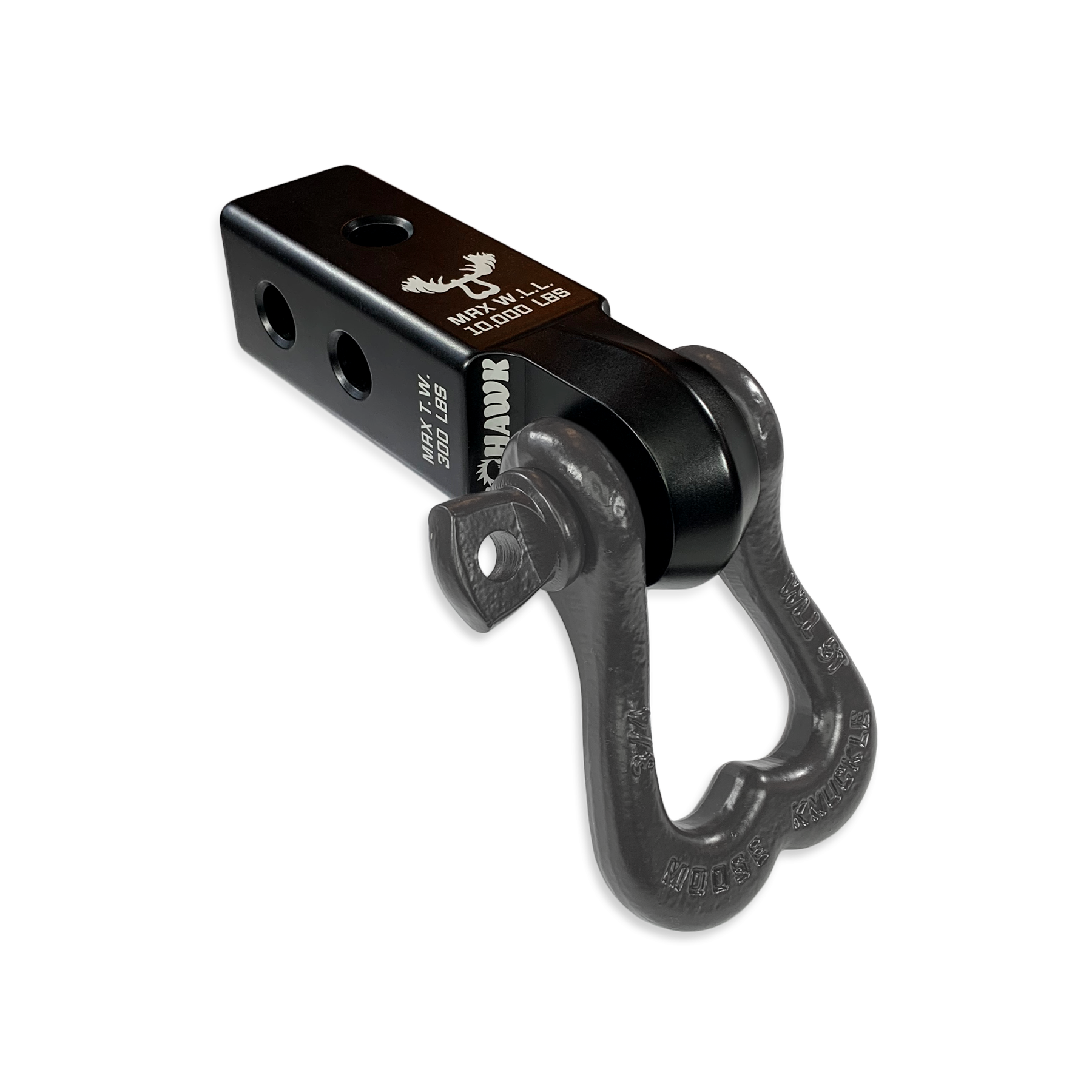 Photo of XL 3/4 Shackle and Mohawk 2.0 Receiver Combo by Forward Notion, LLC - Premium Recovery Gear for UTVs / Side by Sides