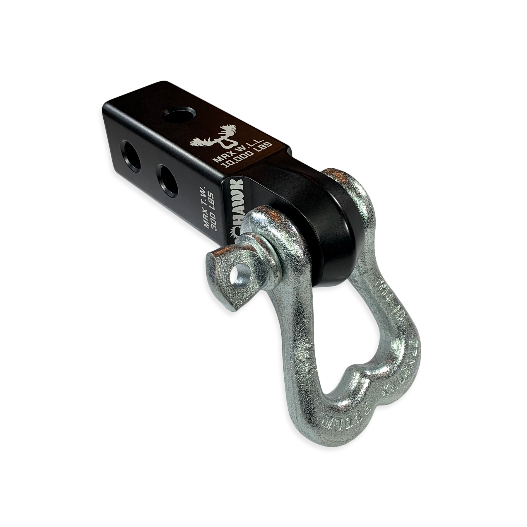Photo of XL 3/4 Shackle and Mohawk 2.0 Receiver Combo by Forward Notion, LLC - Premium Recovery Gear for UTVs / Side by Sides