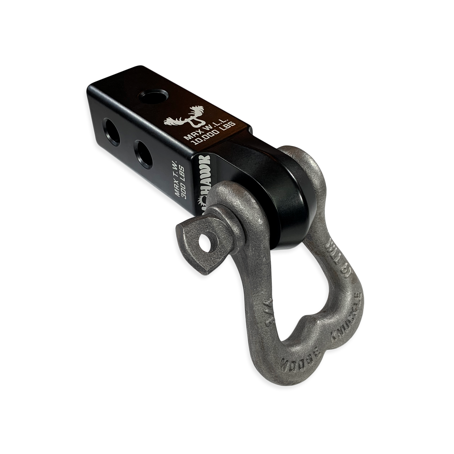 Photo of XL 3/4 Shackle and Mohawk 2.0 Receiver Combo by Forward Notion, LLC - Premium Recovery Gear for UTVs / Side by Sides
