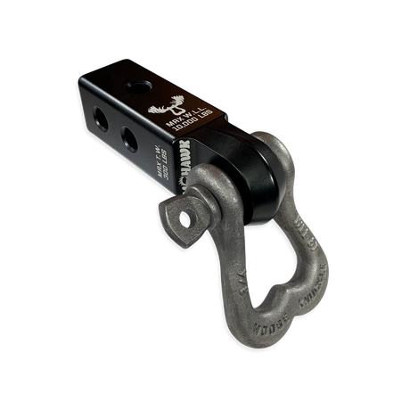 Photo of XL 3/4 Shackle and Mohawk 2.0 Receiver Combo by Forward Notion, LLC - Premium Recovery Gear for UTVs / Side by Sides