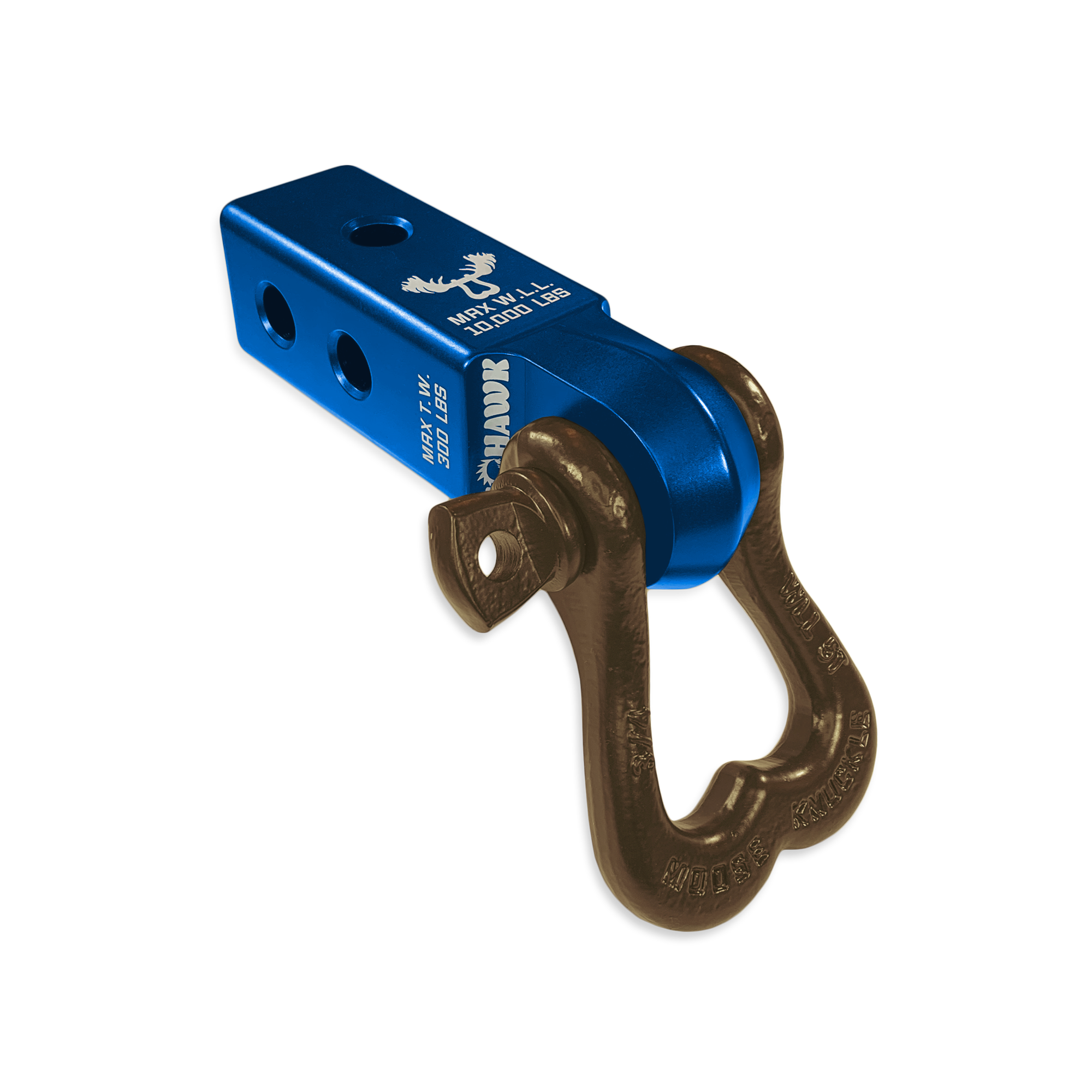 Photo of XL 3/4 Shackle and Mohawk 2.0 Receiver Combo by Forward Notion, LLC - Premium Recovery Gear for UTVs / Side by Sides