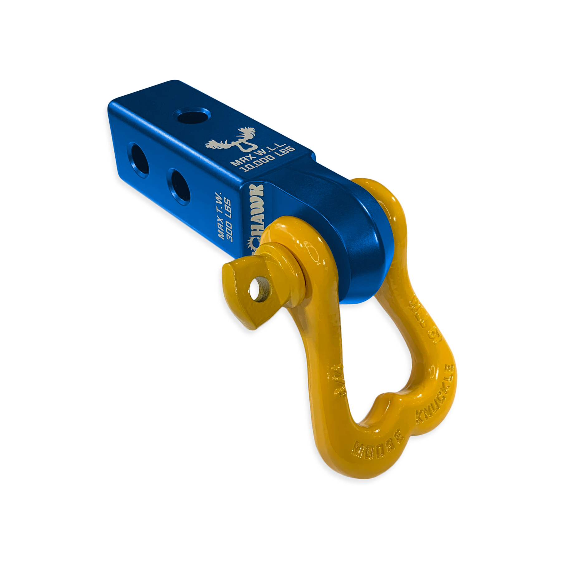 Photo of XL 3/4 Shackle and Mohawk 2.0 Receiver Combo by Forward Notion, LLC - Premium Recovery Gear for UTVs / Side by Sides