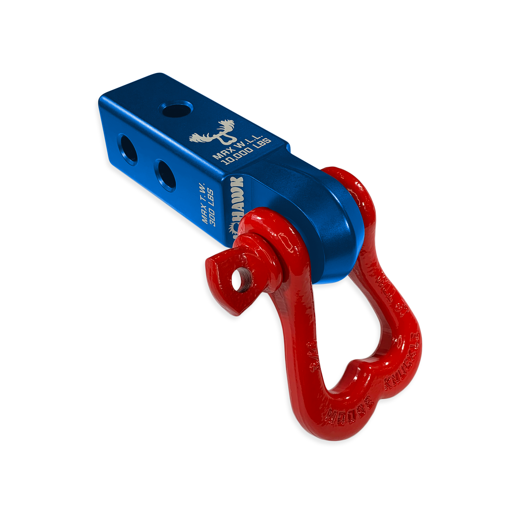 Photo of XL 3/4 Shackle and Mohawk 2.0 Receiver Combo by Forward Notion, LLC - Premium Recovery Gear for UTVs / Side by Sides