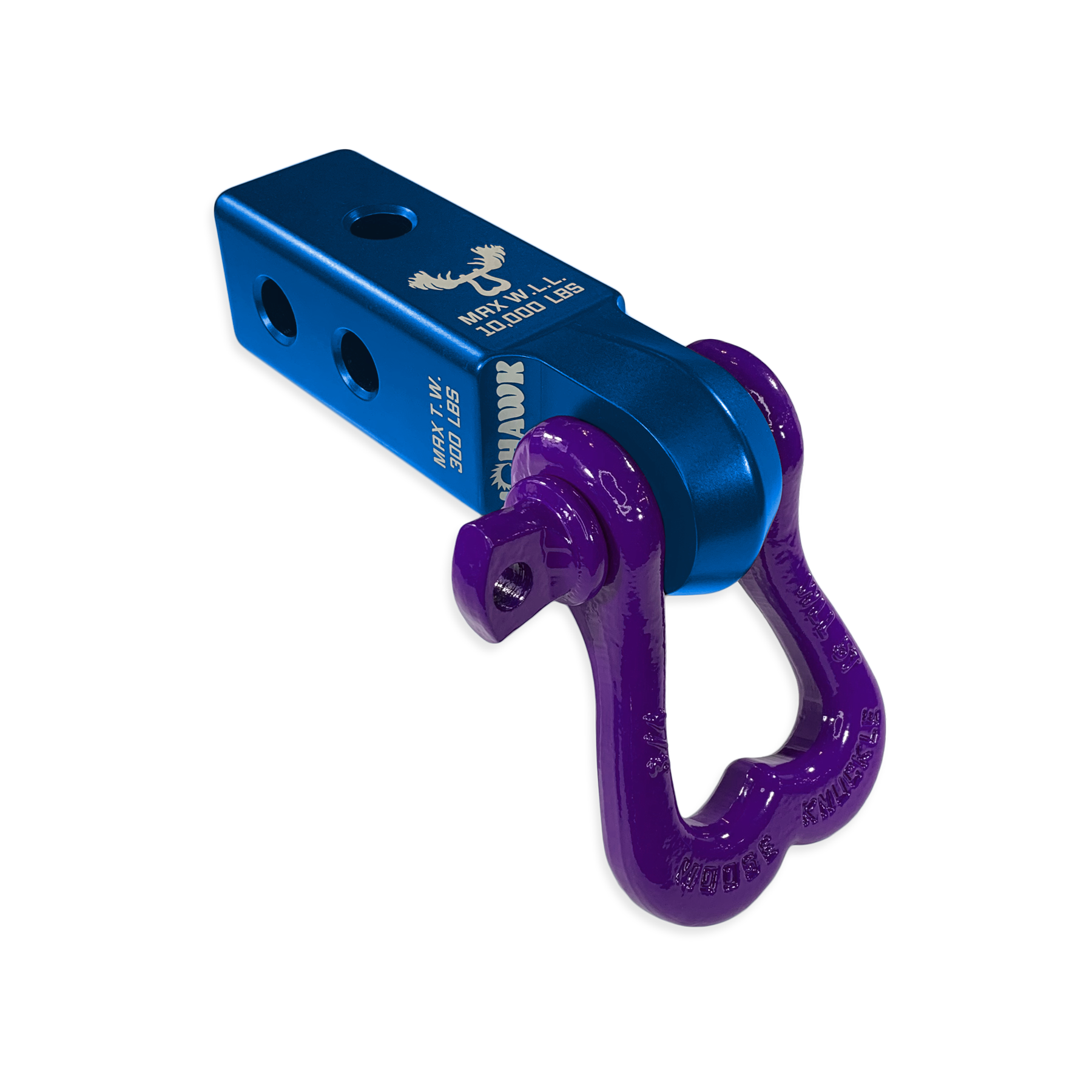 Photo of XL 3/4 Shackle and Mohawk 2.0 Receiver Combo by Forward Notion, LLC - Premium Recovery Gear for UTVs / Side by Sides