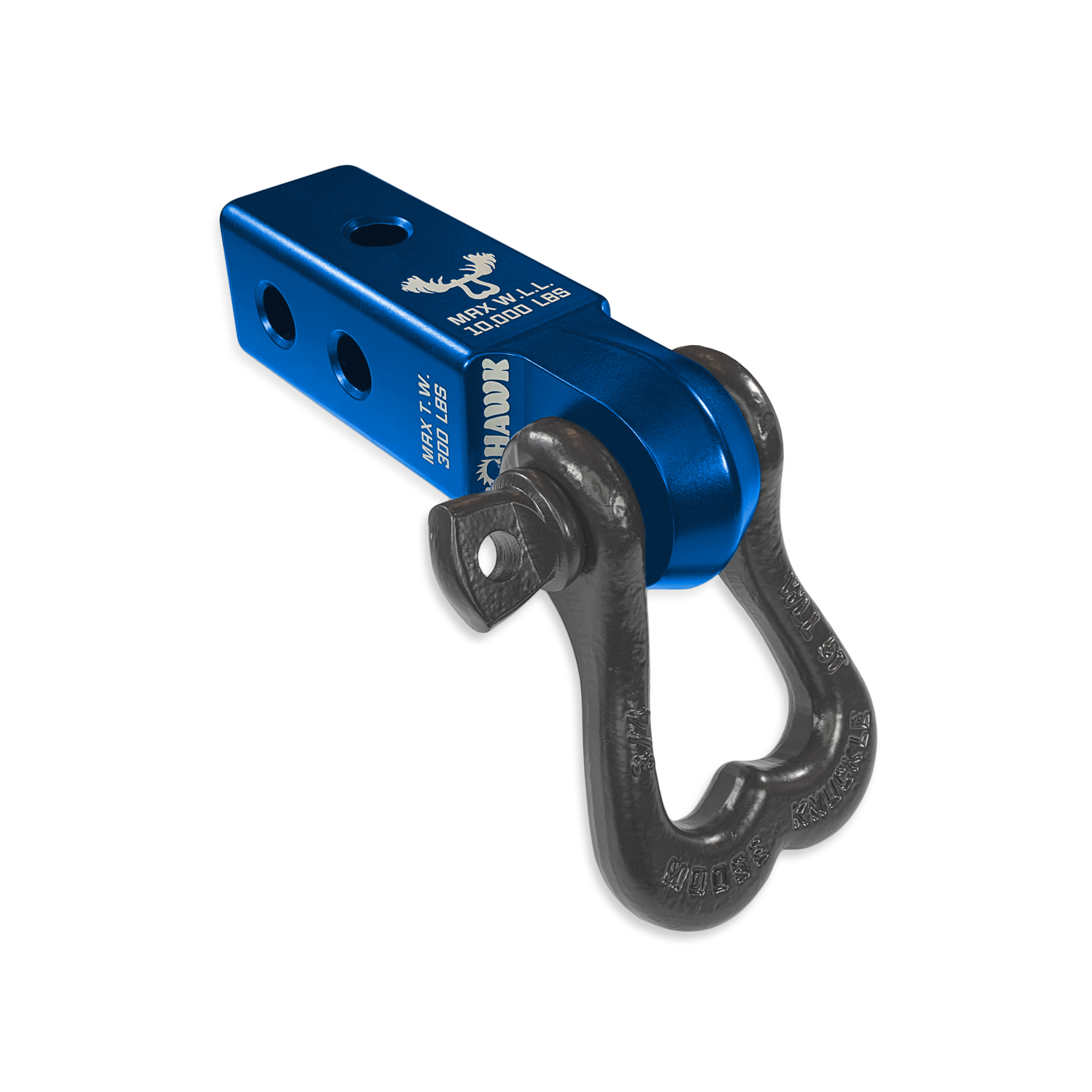 Photo of XL 3/4 Shackle and Mohawk 2.0 Receiver Combo by Forward Notion, LLC - Premium Recovery Gear for UTVs / Side by Sides