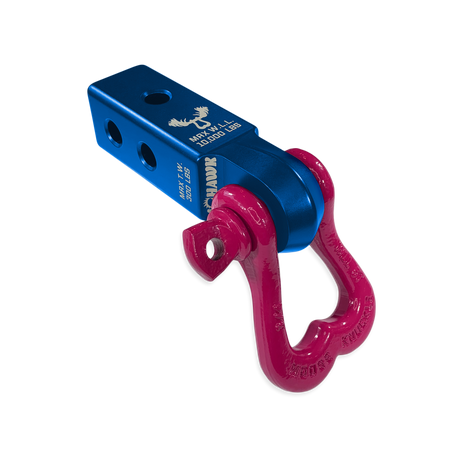 Photo of XL 3/4 Shackle and Mohawk 2.0 Receiver Combo by Forward Notion, LLC - Premium Recovery Gear for UTVs / Side by Sides