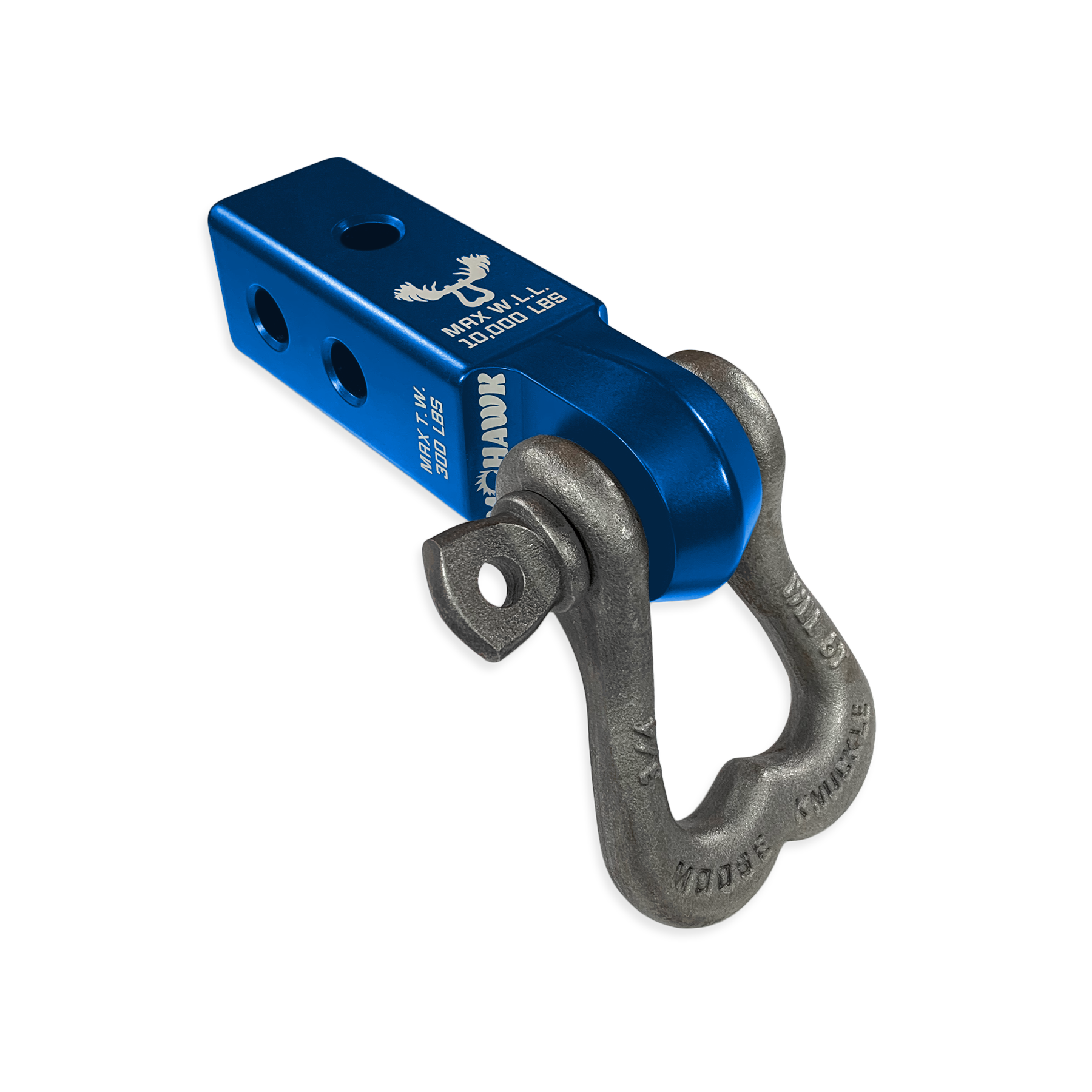 Photo of XL 3/4 Shackle and Mohawk 2.0 Receiver Combo by Forward Notion, LLC - Premium Recovery Gear for UTVs / Side by Sides