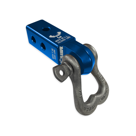 Photo of XL 3/4 Shackle and Mohawk 2.0 Receiver Combo by Forward Notion, LLC - Premium Recovery Gear for UTVs / Side by Sides