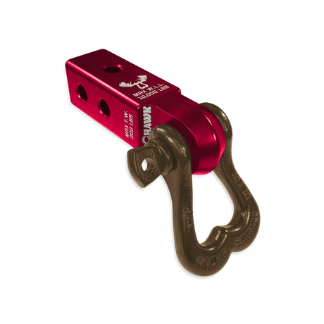 Photo of XL 3/4 Shackle and Mohawk 2.0 Receiver Combo by Forward Notion, LLC - Premium Recovery Gear for UTVs / Side by Sides