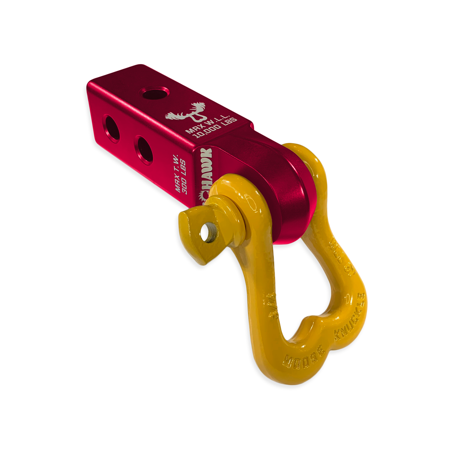 Photo of XL 3/4 Shackle and Mohawk 2.0 Receiver Combo by Forward Notion, LLC - Premium Recovery Gear for UTVs / Side by Sides