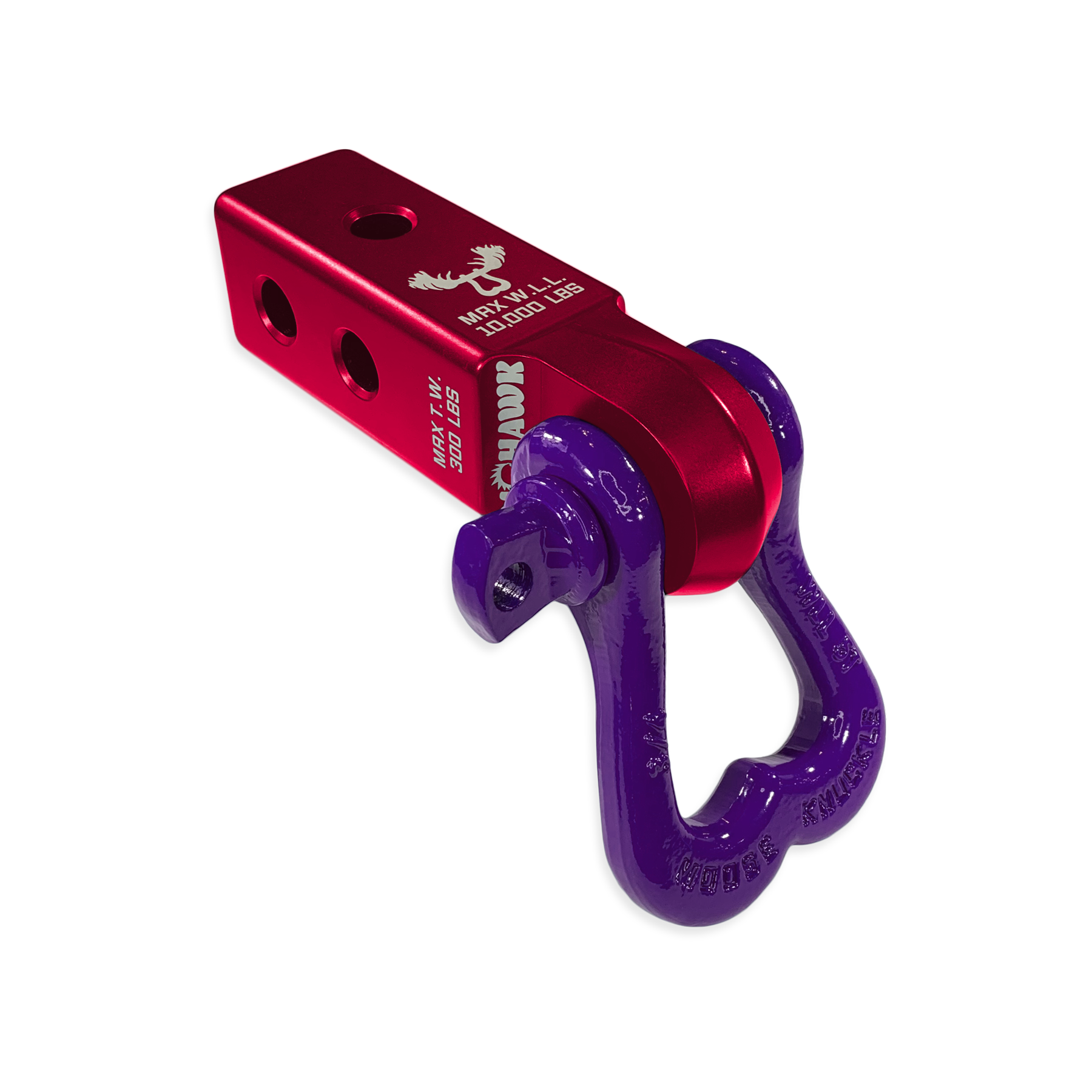 Photo of XL 3/4 Shackle and Mohawk 2.0 Receiver Combo by Forward Notion, LLC - Premium Recovery Gear for UTVs / Side by Sides