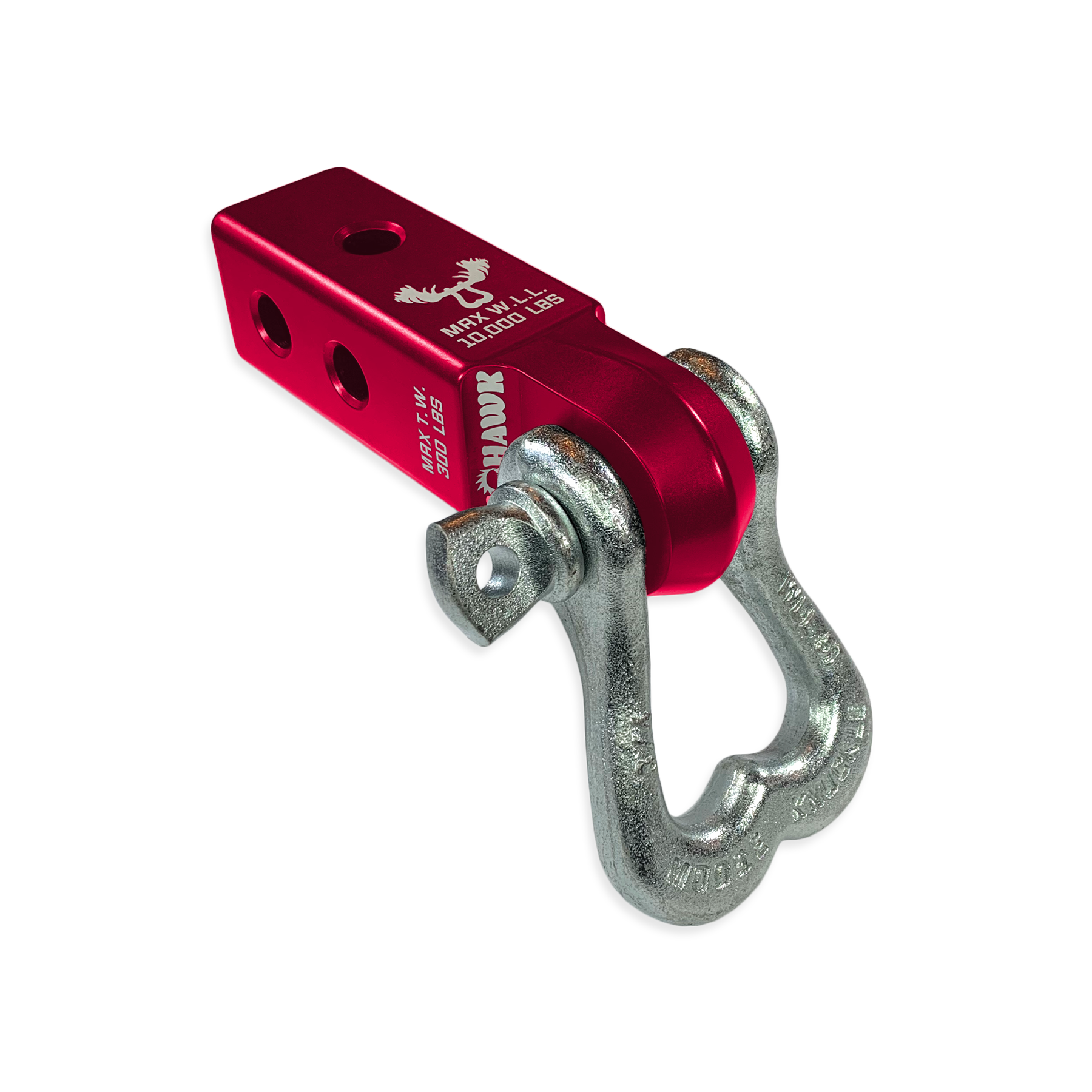 Photo of XL 3/4 Shackle and Mohawk 2.0 Receiver Combo by Forward Notion, LLC - Premium Recovery Gear for UTVs / Side by Sides