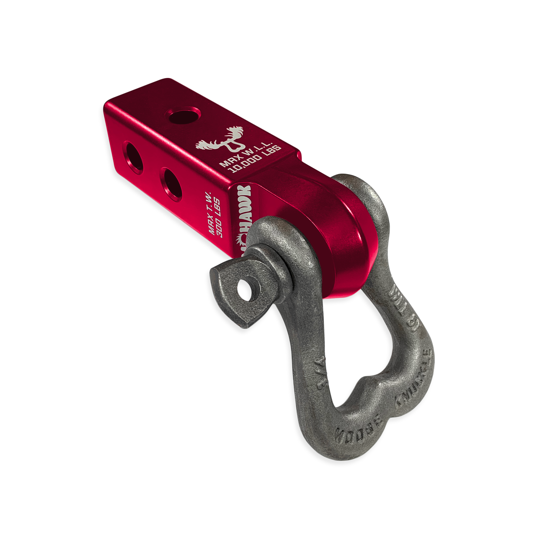 Photo of XL 3/4 Shackle and Mohawk 2.0 Receiver Combo by Forward Notion, LLC - Premium Recovery Gear for UTVs / Side by Sides