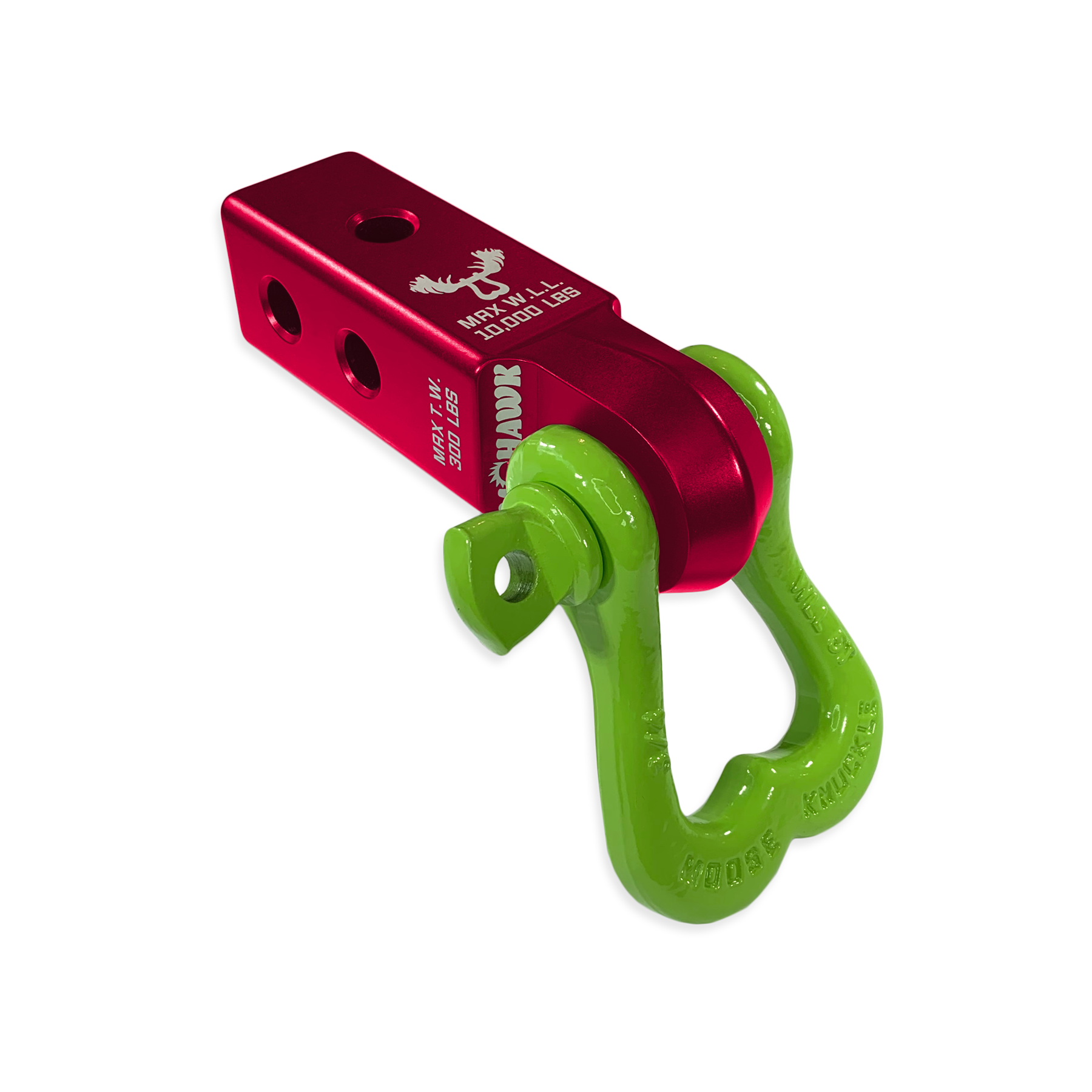 Photo of XL 3/4 Shackle and Mohawk 2.0 Receiver Combo by Forward Notion, LLC - Premium Recovery Gear for UTVs / Side by Sides