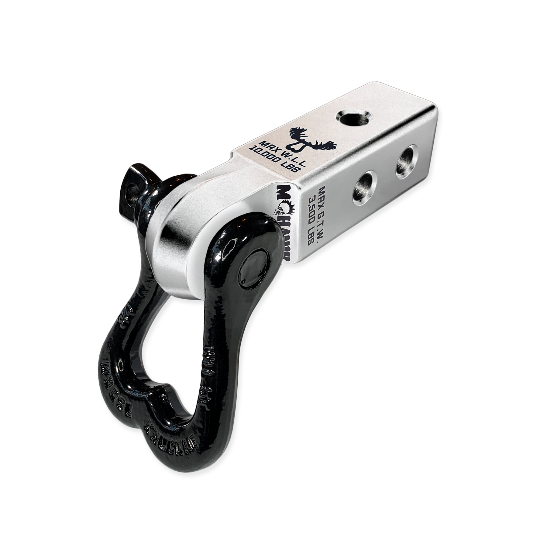 Photo of XL 3/4 Shackle and Mohawk 2.0 Receiver Combo by Forward Notion, LLC - Premium Recovery Gear for UTVs / Side by Sides