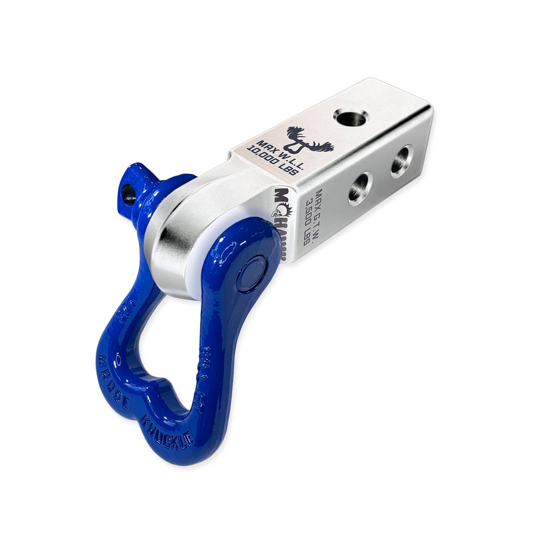 Photo of XL 3/4 Shackle and Mohawk 2.0 Receiver Combo by Forward Notion, LLC - Premium Recovery Gear for UTVs / Side by Sides