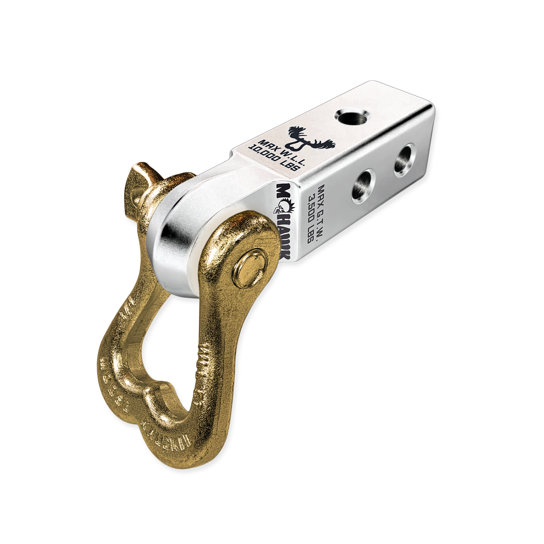 Photo of XL 3/4 Shackle and Mohawk 2.0 Receiver Combo by Forward Notion, LLC - Premium Recovery Gear for UTVs / Side by Sides