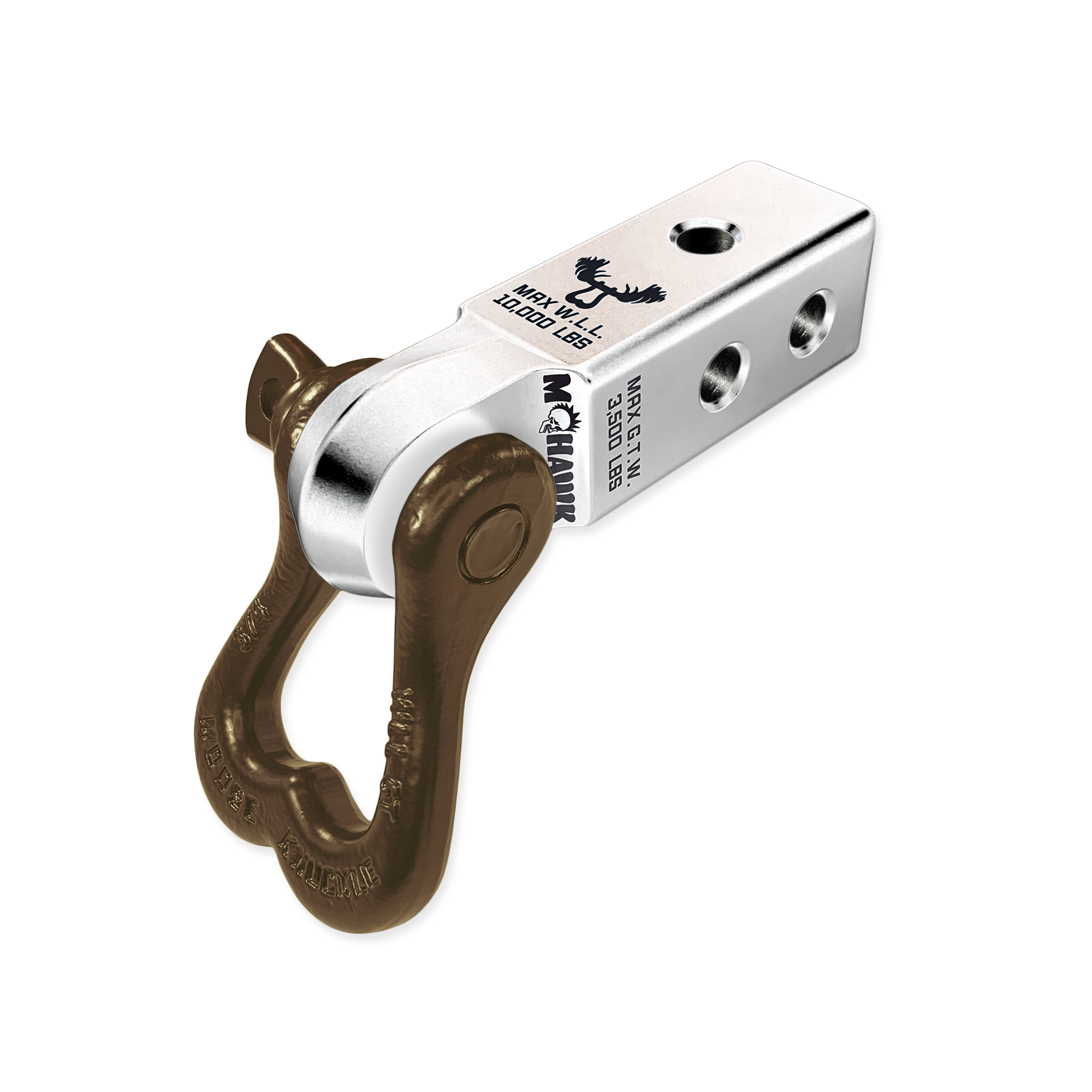 Photo of XL 3/4 Shackle and Mohawk 2.0 Receiver Combo by Forward Notion, LLC - Premium Recovery Gear for UTVs / Side by Sides