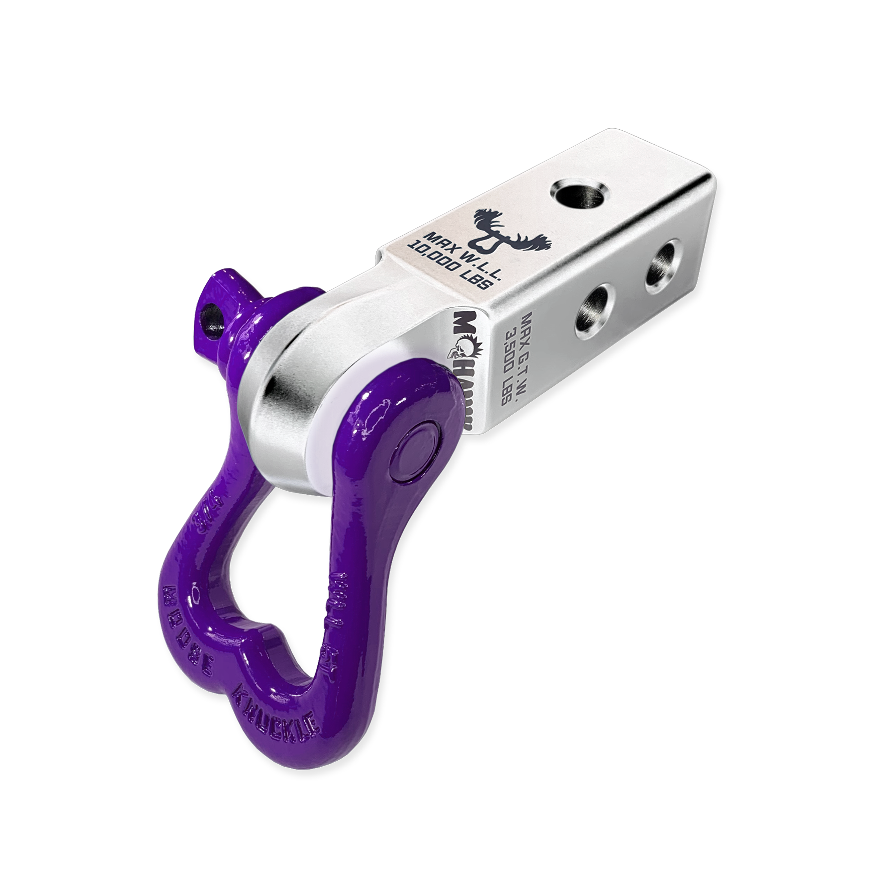 Photo of XL 3/4 Shackle and Mohawk 2.0 Receiver Combo by Forward Notion, LLC - Premium Recovery Gear for UTVs / Side by Sides