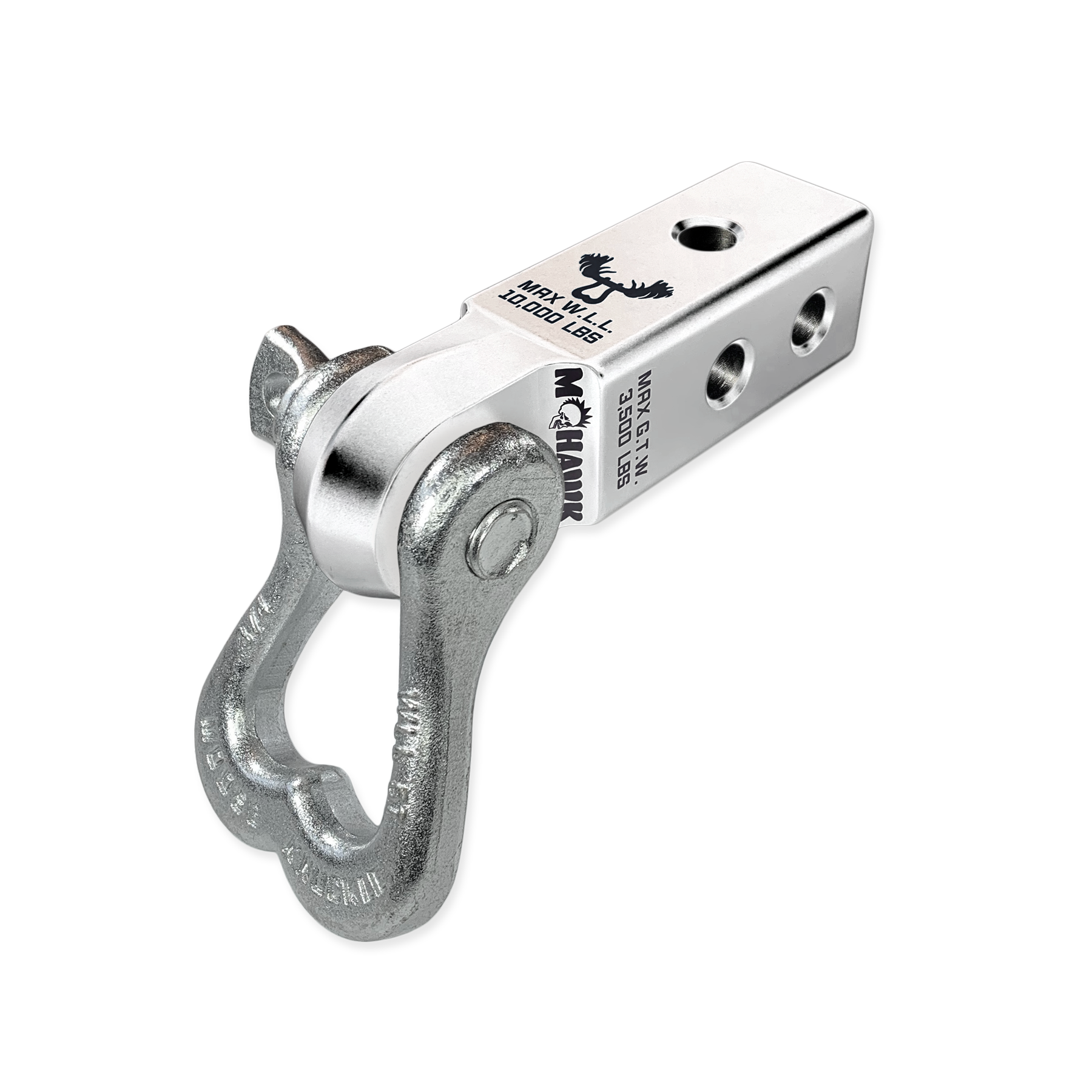 Photo of XL 3/4 Shackle and Mohawk 2.0 Receiver Combo by Forward Notion, LLC - Premium Recovery Gear for UTVs / Side by Sides