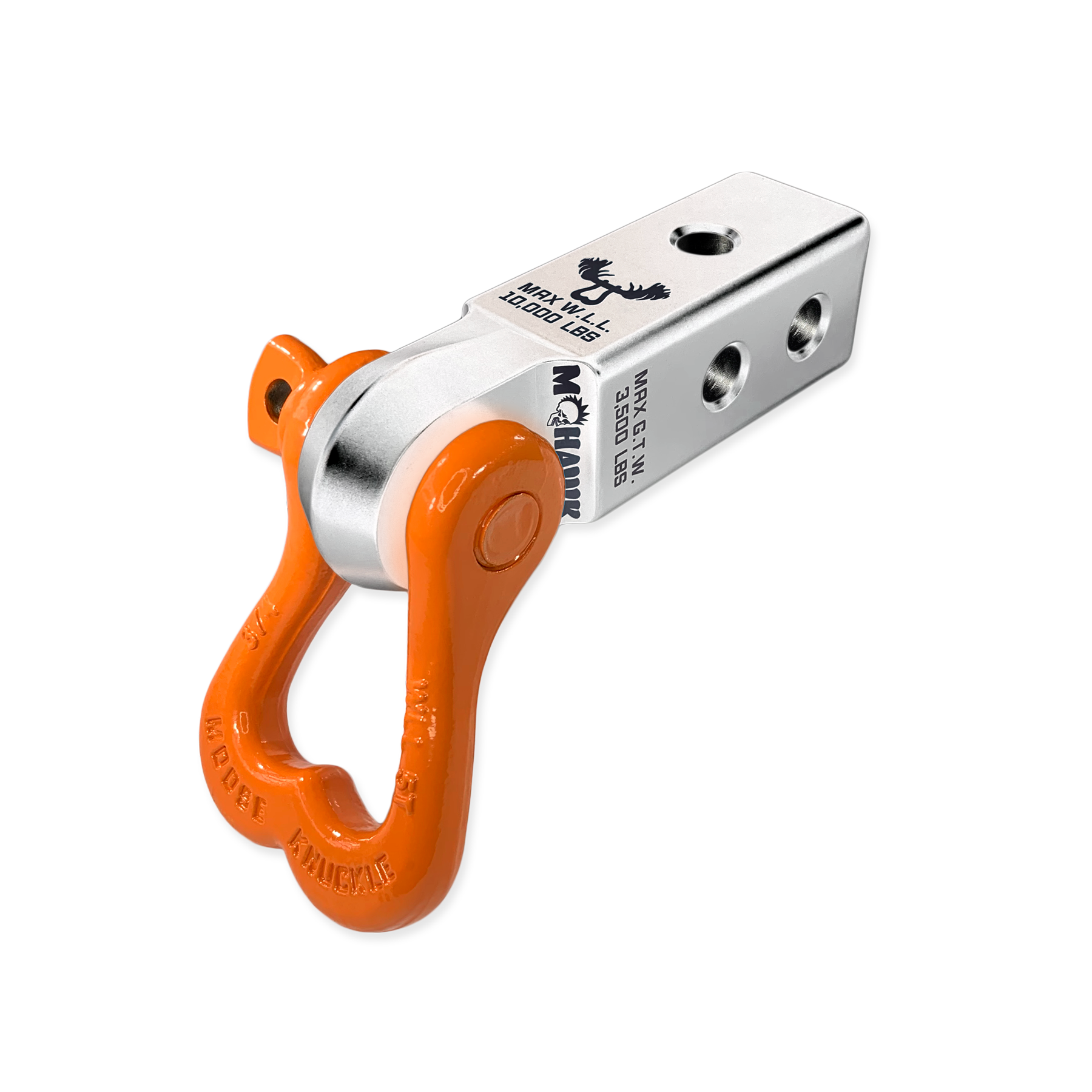 Photo of XL 3/4 Shackle and Mohawk 2.0 Receiver Combo by Forward Notion, LLC - Premium Recovery Gear for UTVs / Side by Sides