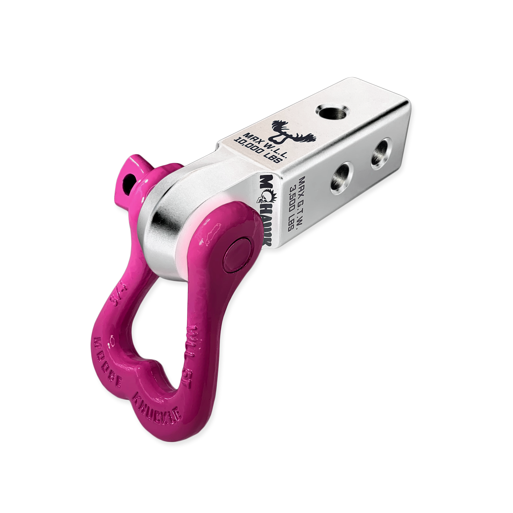 Photo of XL 3/4 Shackle and Mohawk 2.0 Receiver Combo by Forward Notion, LLC - Premium Recovery Gear for UTVs / Side by Sides