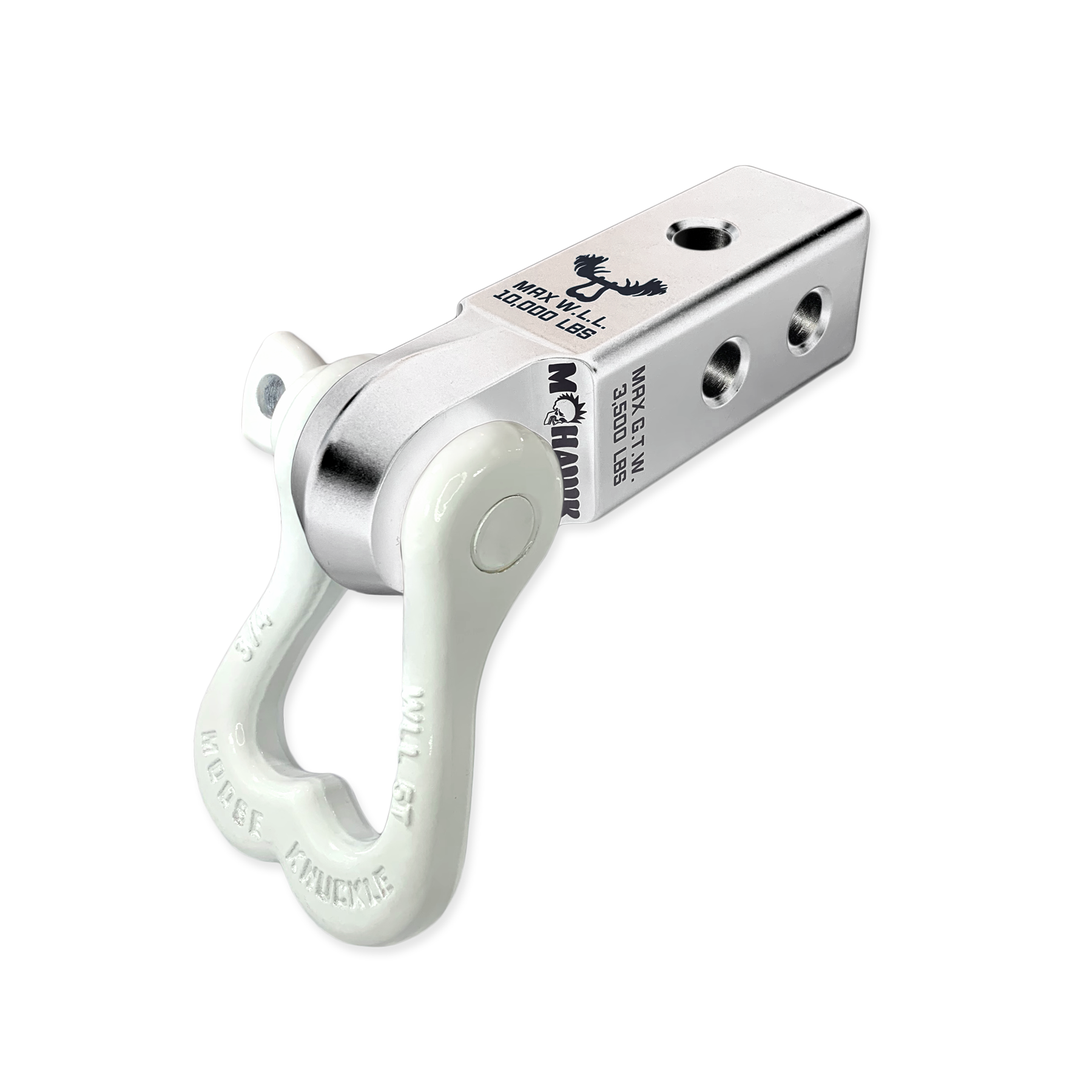 Photo of XL 3/4 Shackle and Mohawk 2.0 Receiver Combo by Forward Notion, LLC - Premium Recovery Gear for UTVs / Side by Sides