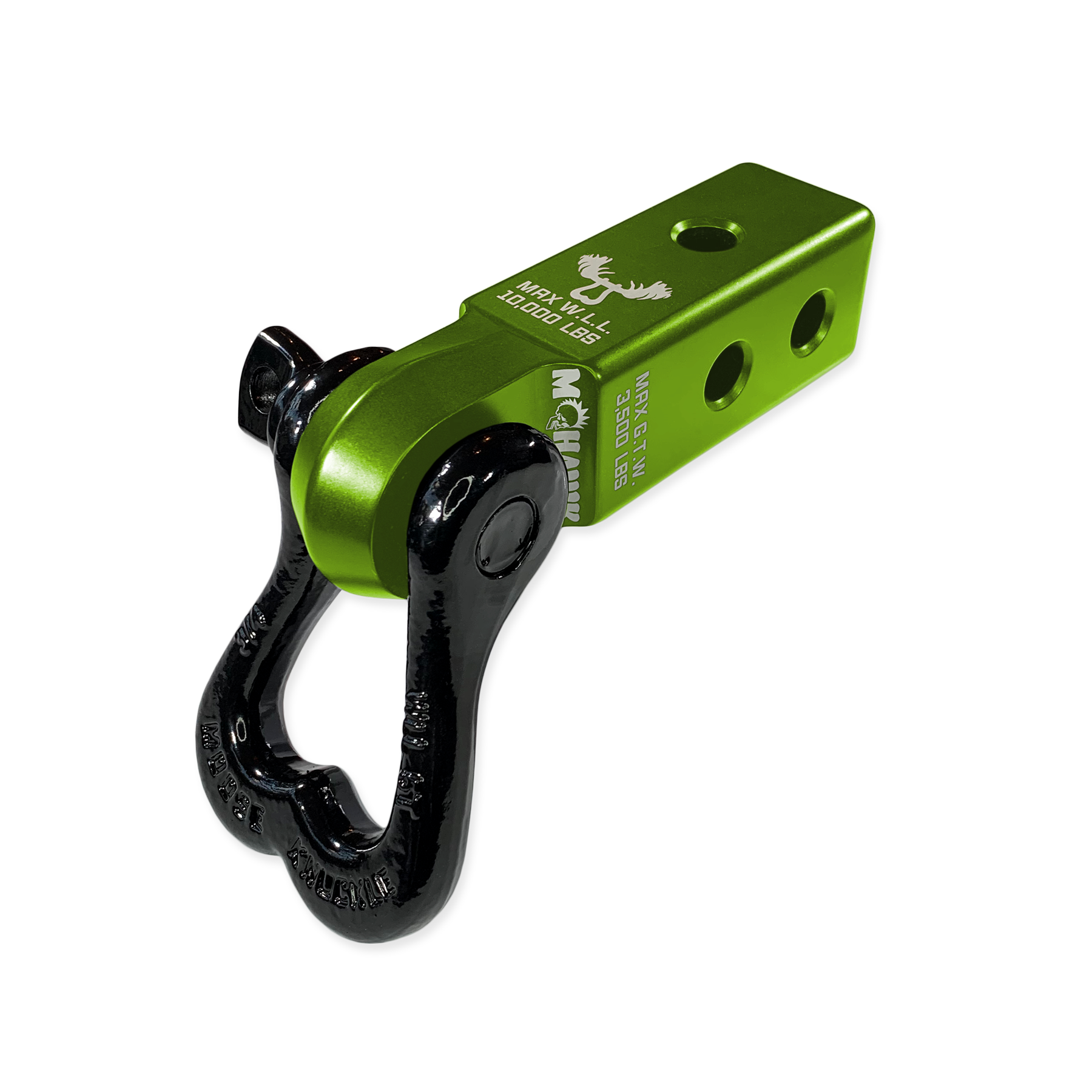 Photo of XL 3/4 Shackle and Mohawk 2.0 Receiver Combo by Forward Notion, LLC - Premium Recovery Gear for UTVs / Side by Sides